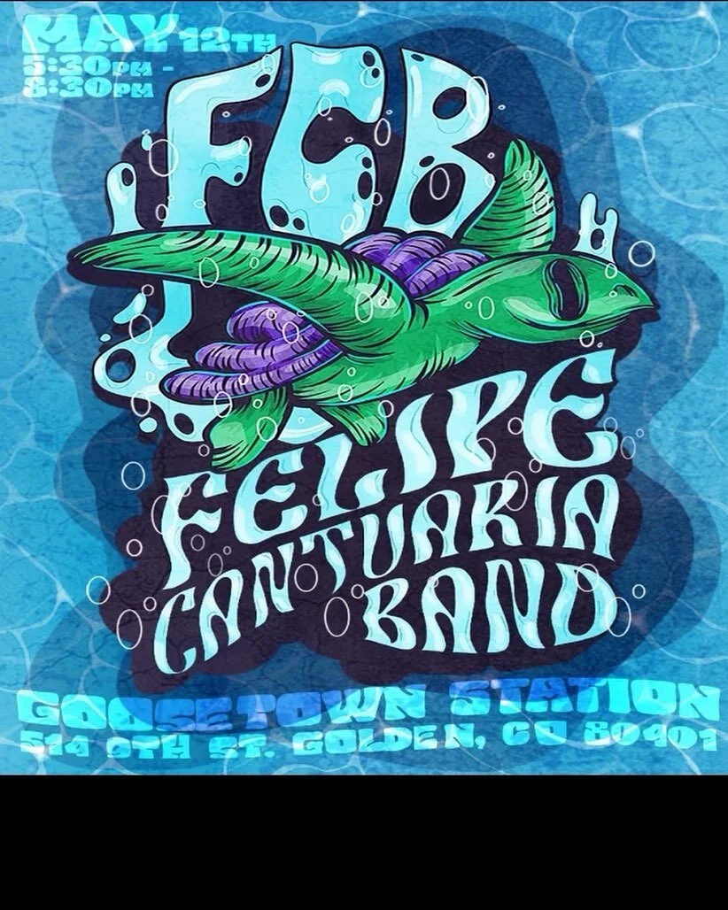 Summer is around the corner and so are the outdoor gigs! The FCB is back and ready to hit it - catch us at Goosetown Station to kick off the summer season!🤘🎸

@certosibro 🎸
@adamschini 🎹
@traskyondrums91 🥁

Poster by @heyokelsoart