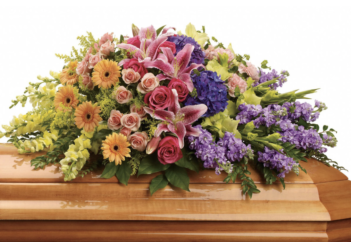 COUNTRY SUNSET CASKET SPRAY