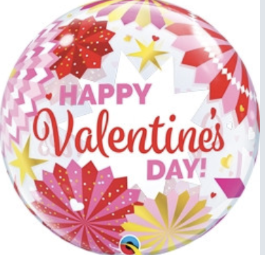 VALENTINE BUBBLE BALLOON