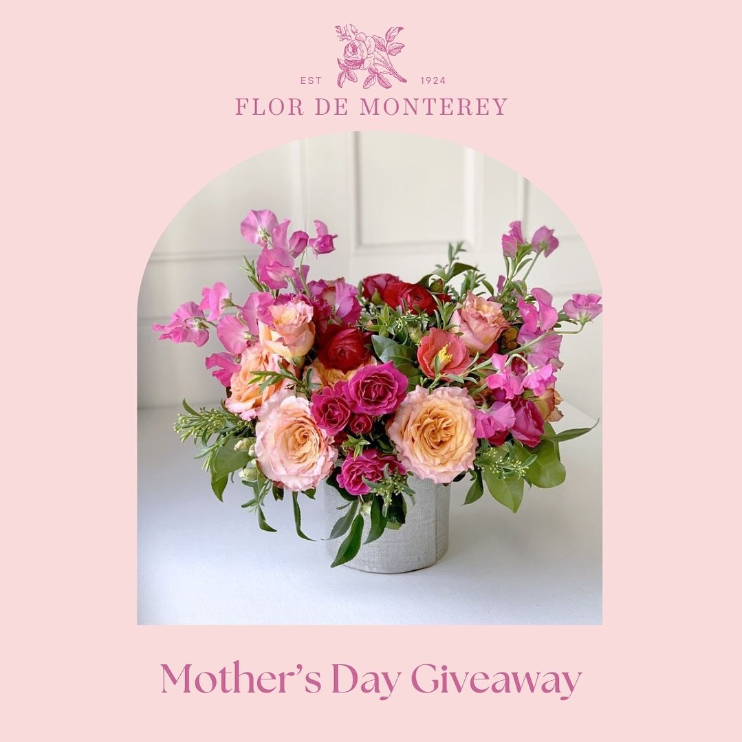 Ready for mother&rsquo;s day?!?! I know we are!! What better way to kick off mother&rsquo;s day than with a giveaway to show just how much you are appreciated?!?!

Rules to enter:
+ Must be following @flordemonterey
+ Like this post
+ Share this post