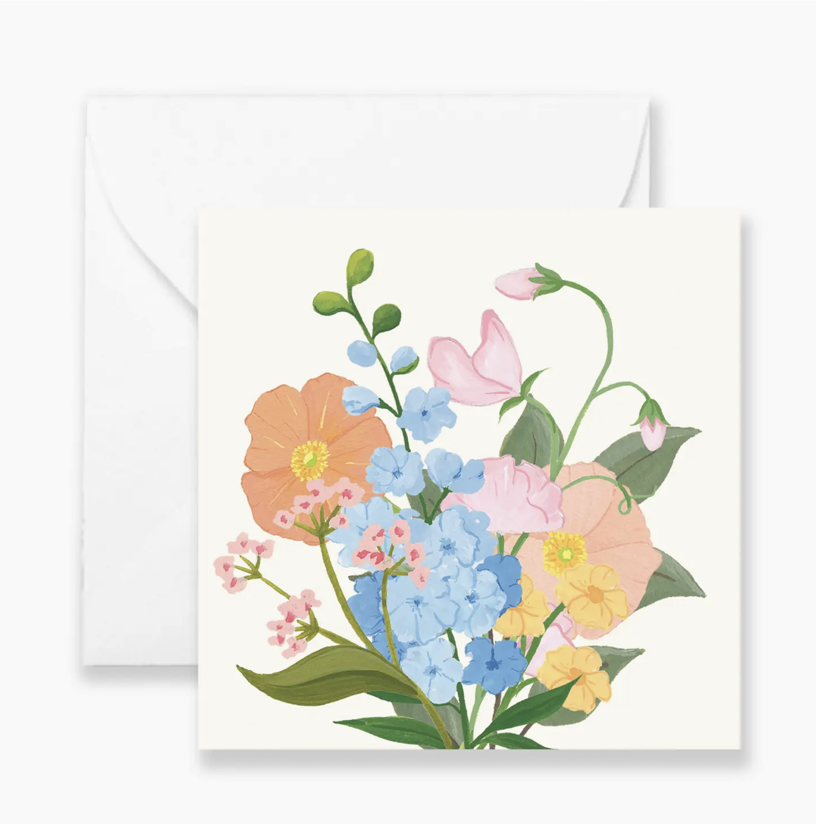 Flower Bouquet - Izzy Mini Greeting Card