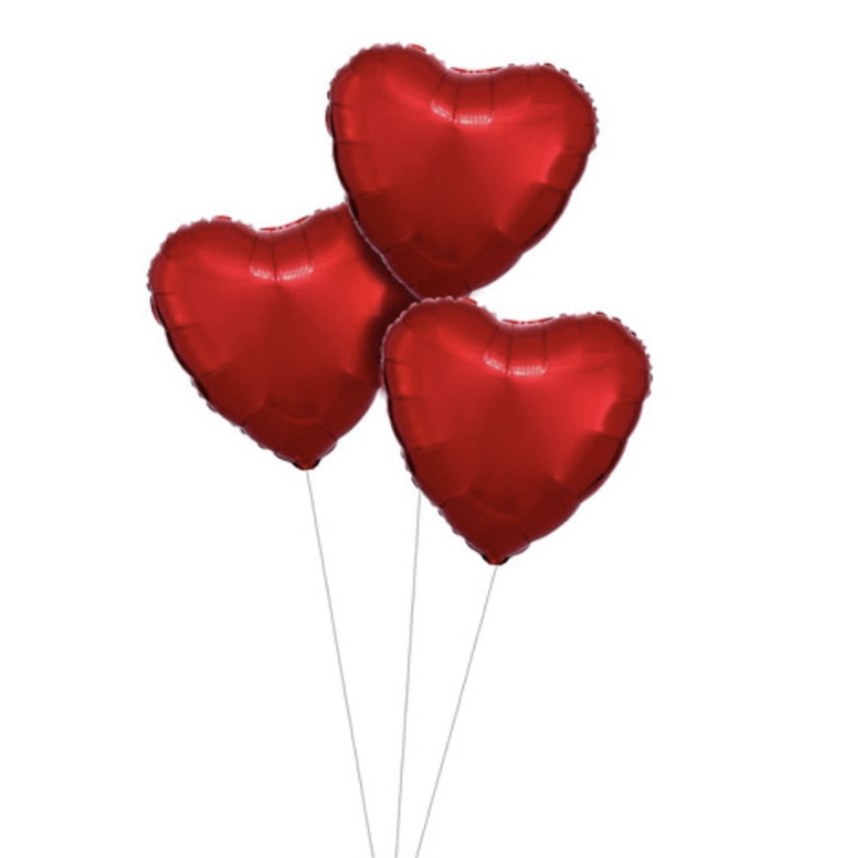 Red Hearts Balloon Bouquet