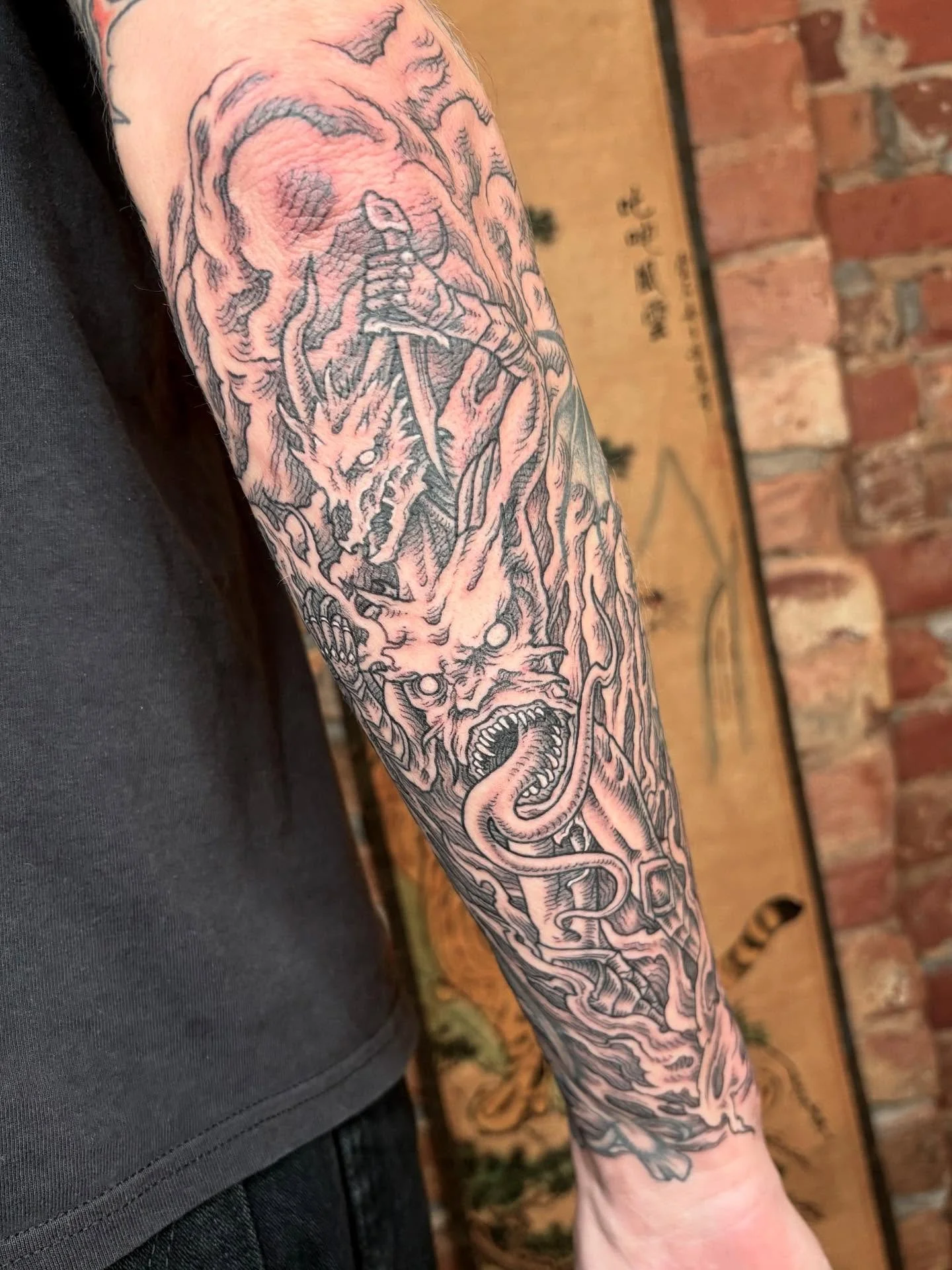 @lucasruggieri_tattoo absolutely killed it last week!!! check out his work dm email or come by to book a sick tattoo with Lucas. He also takes walkins thursday-monday 12-8pm