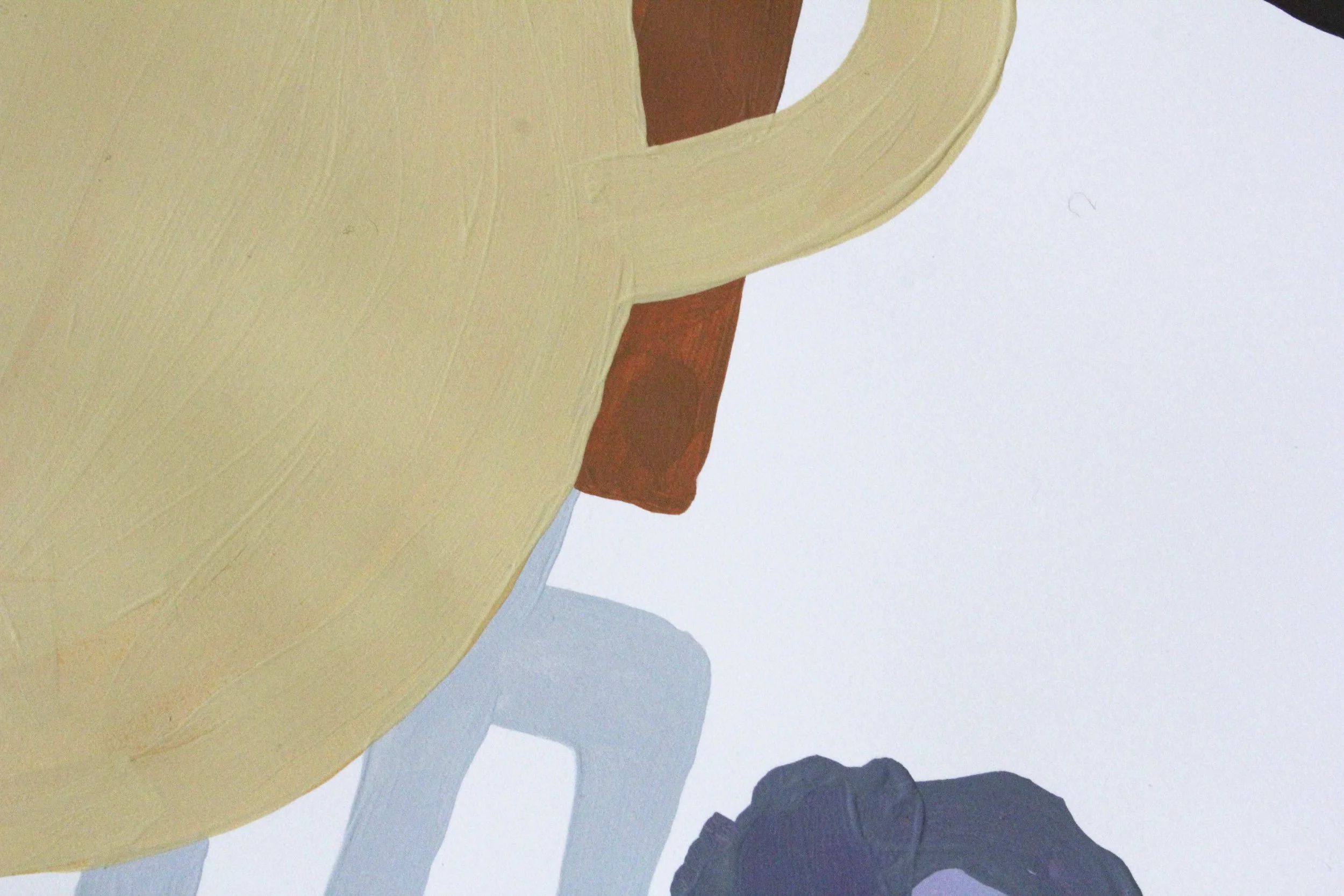 from inside, looking out. Acrylic Painting on Paper 