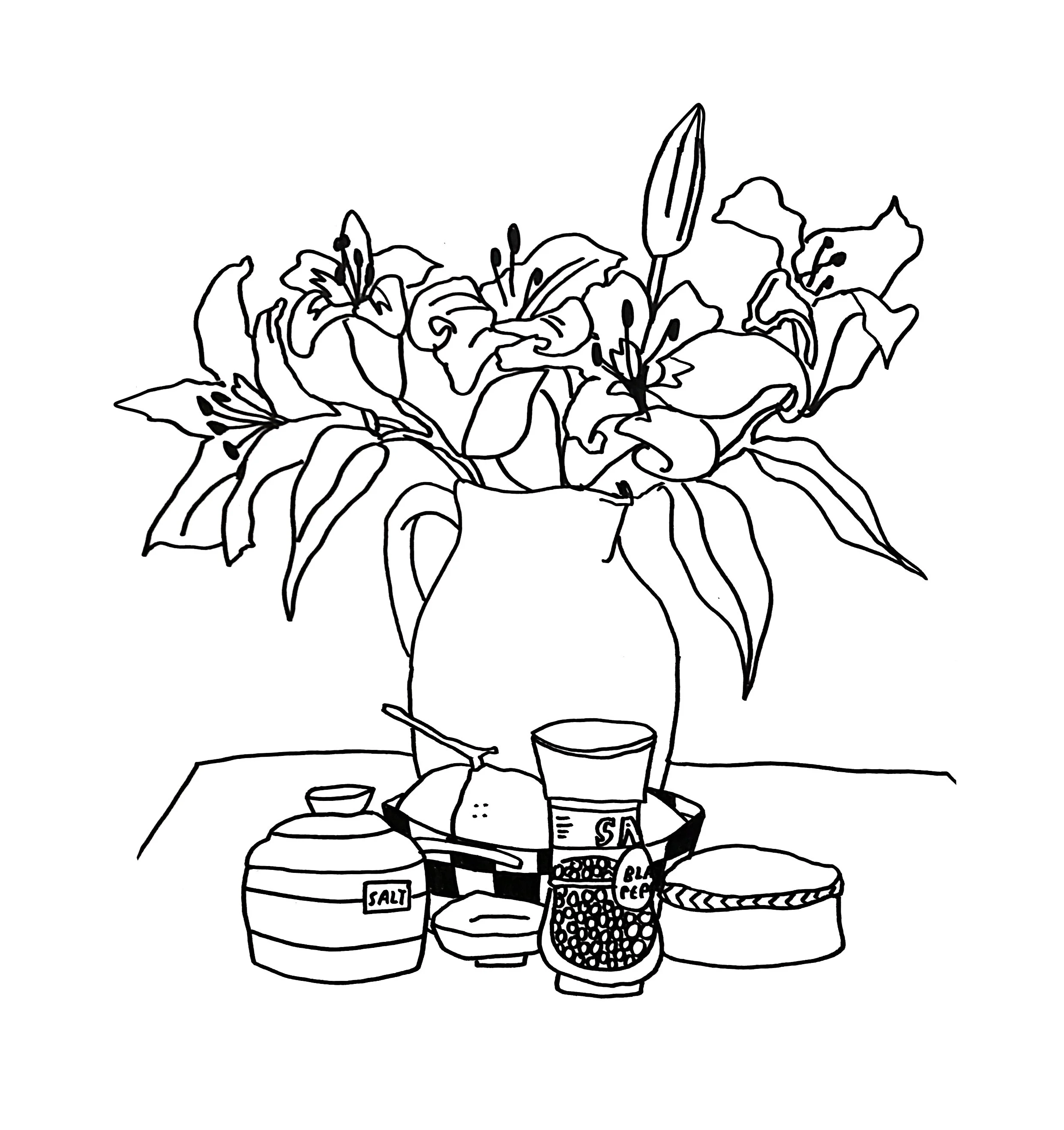 Angharad Neal-Williams Sketchbook Drawings