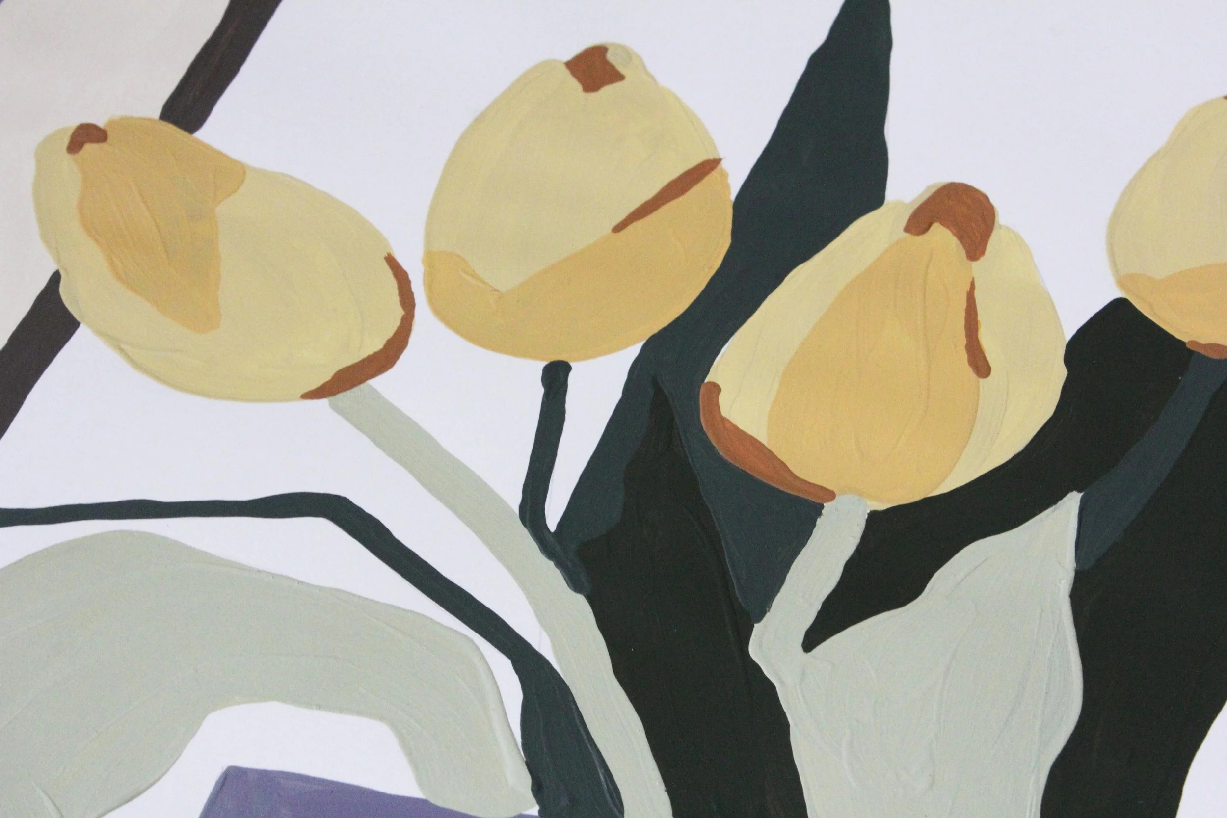 from inside, looking out. Acrylic Painting on Paper 