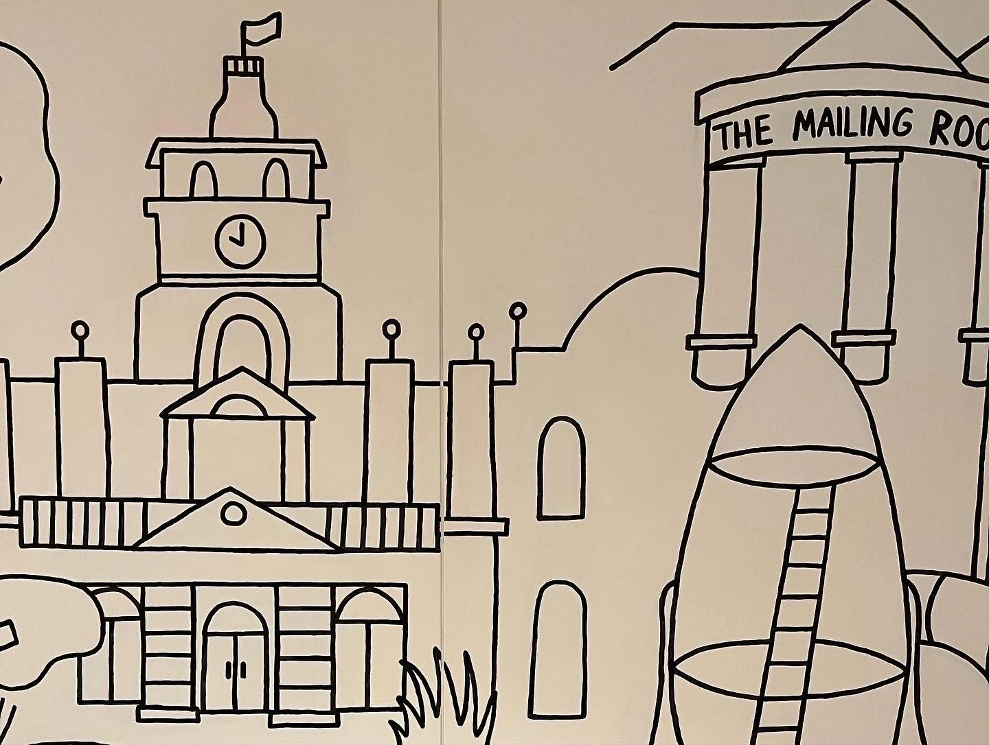 hawthorn town hall gallery kids space mural