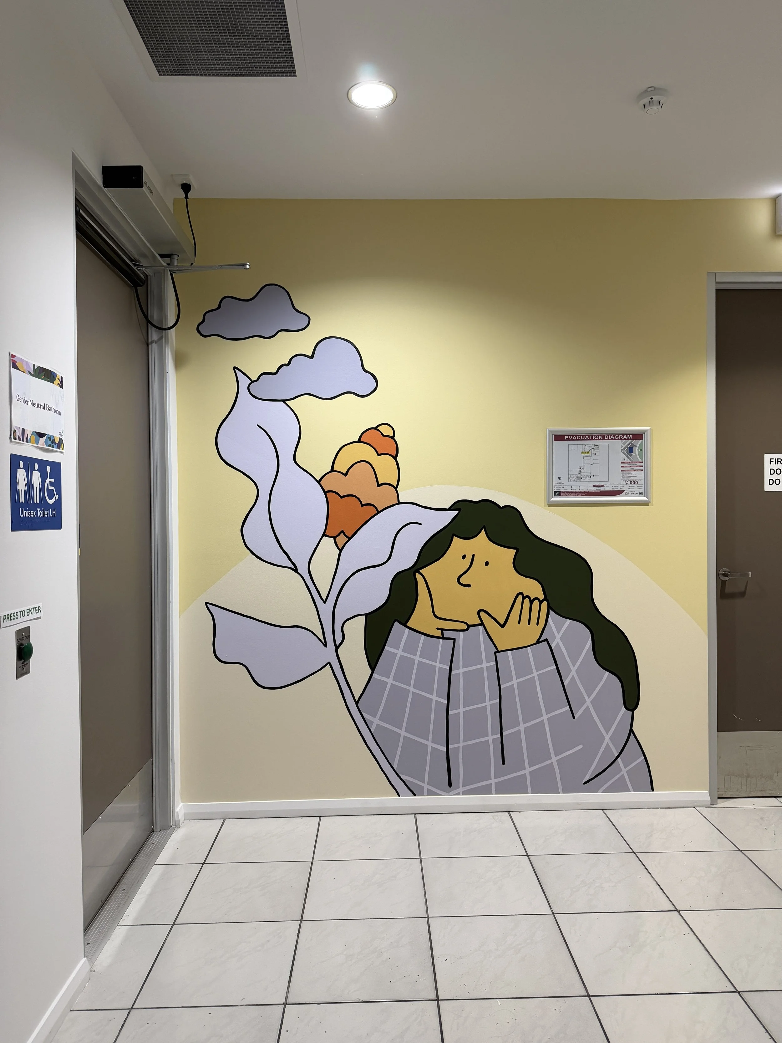 eating disorders victoria head office mural
