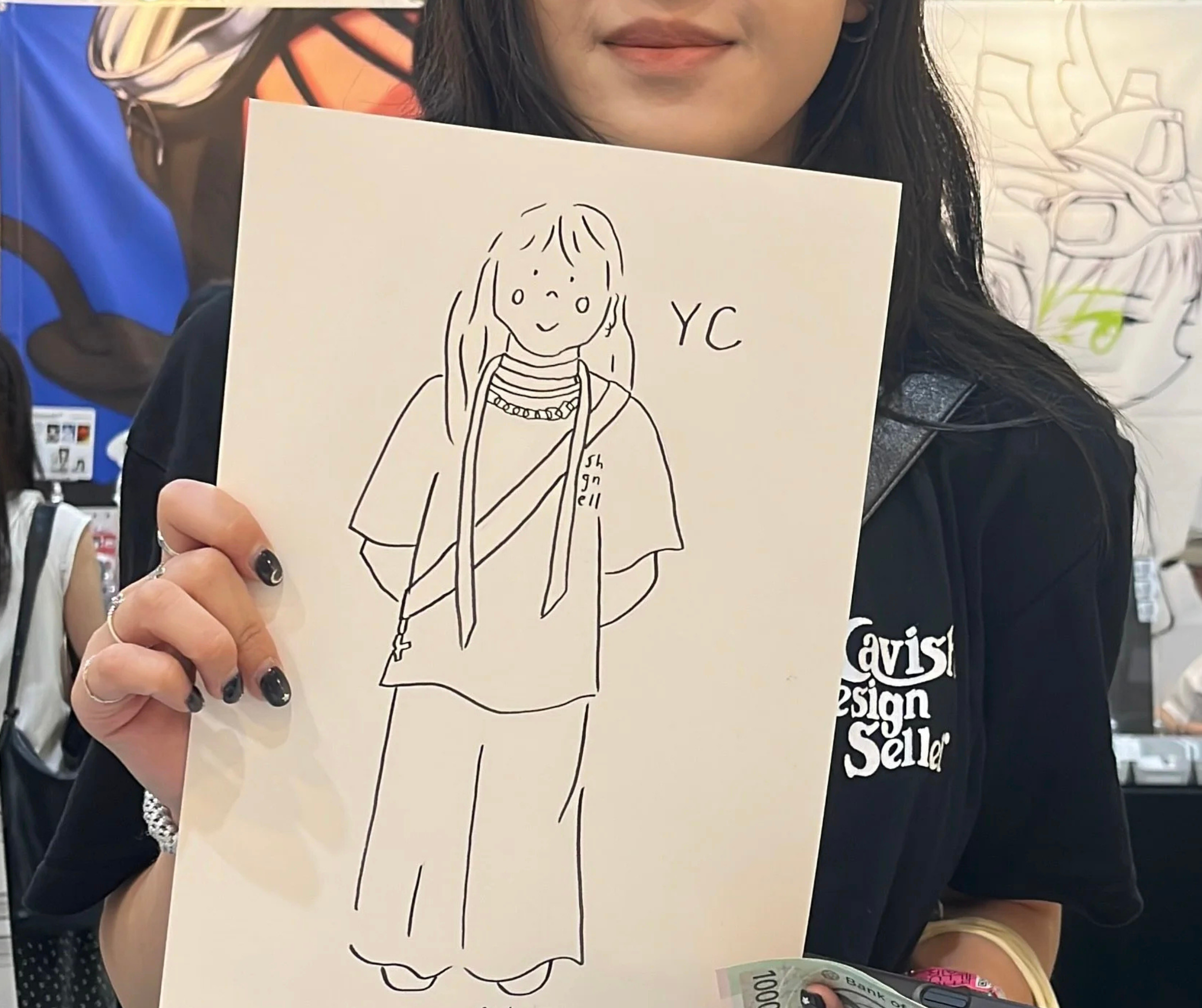 Angharad Neal-Williams Live portrait illustrations for events, weddings, activations, launches and celebrations 