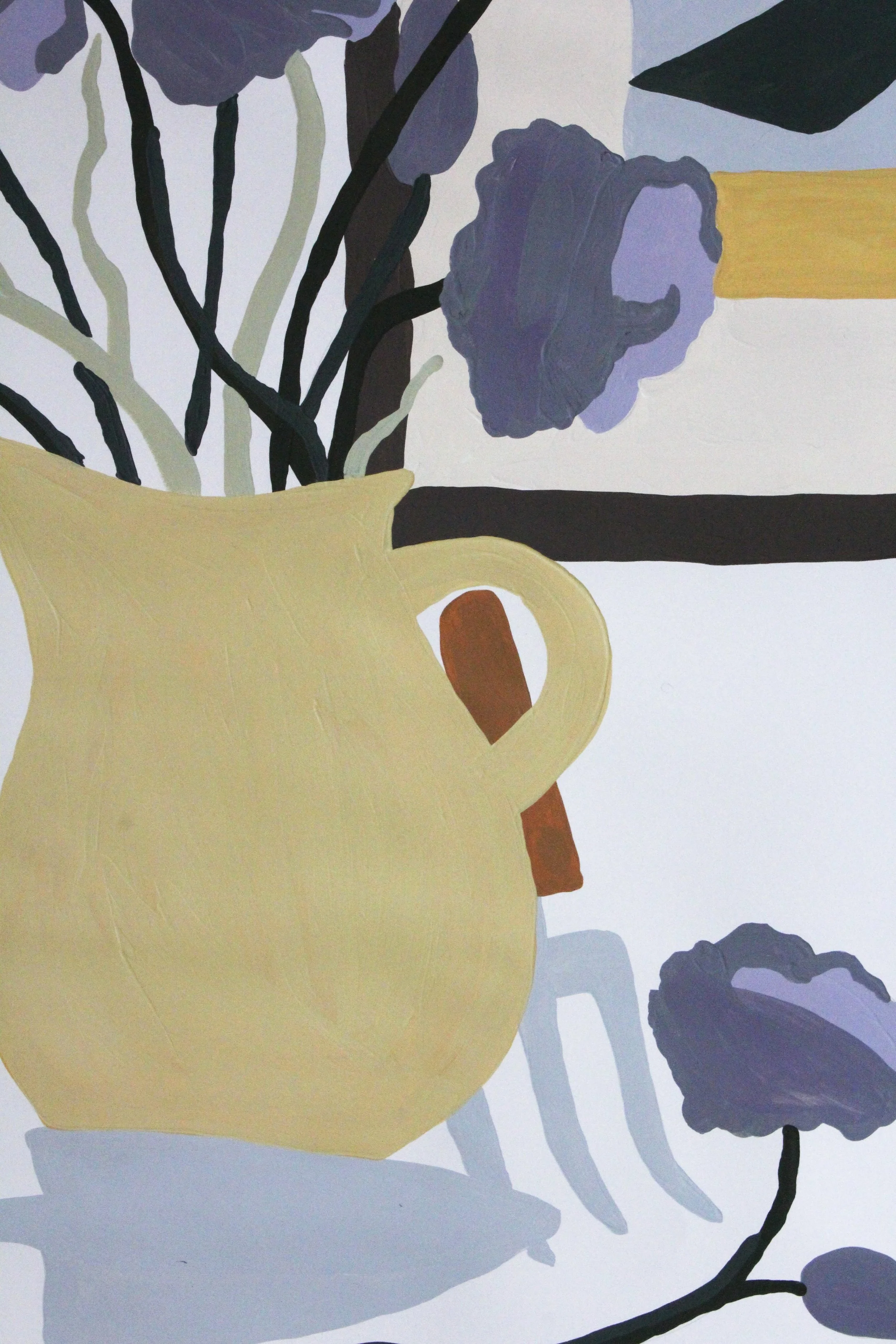 from inside, looking out. Acrylic Painting on Paper 