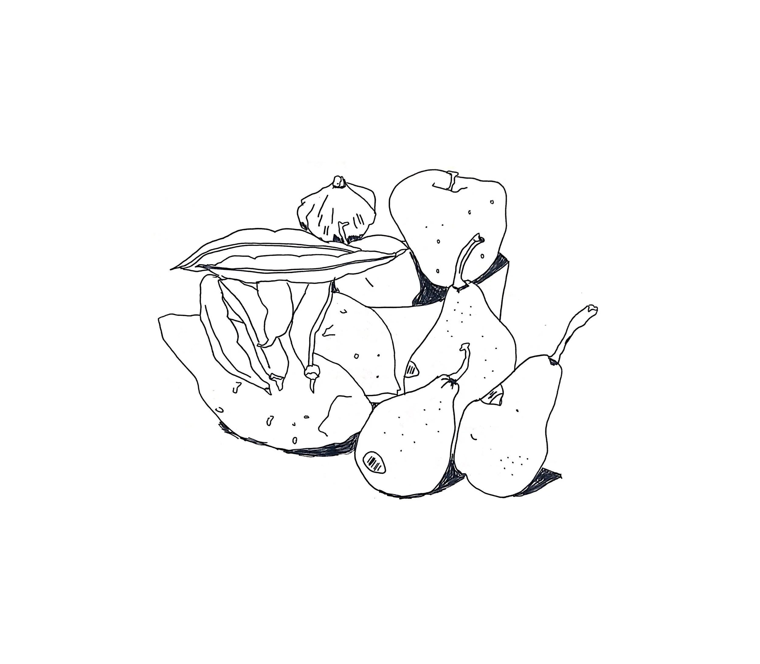 Angharad Neal-Williams Sketchbook Drawings