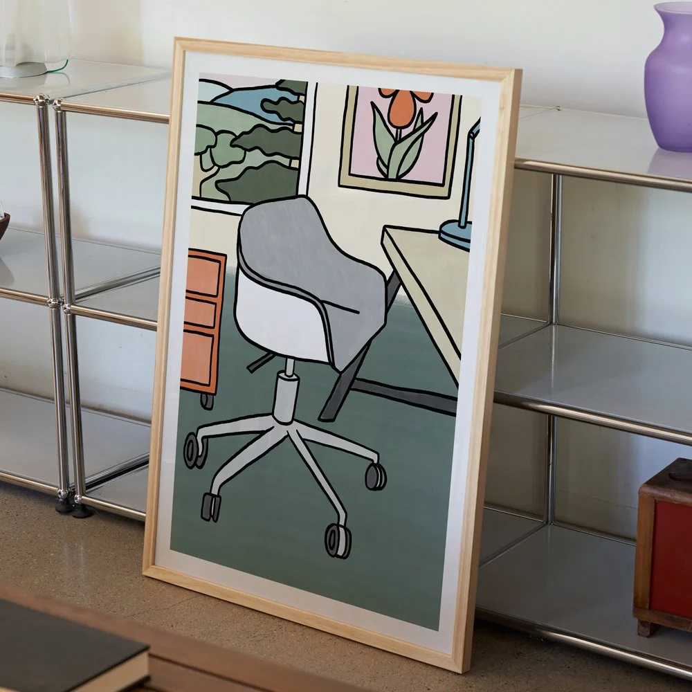 limited edition print series for pinzle, south korea