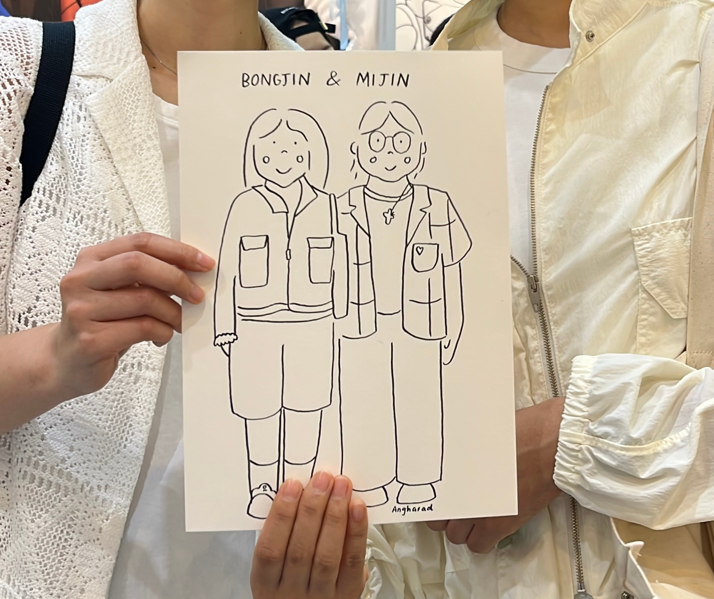 Angharad Neal-Williams Live portrait illustrations for events, weddings, activations, launches and celebrations 