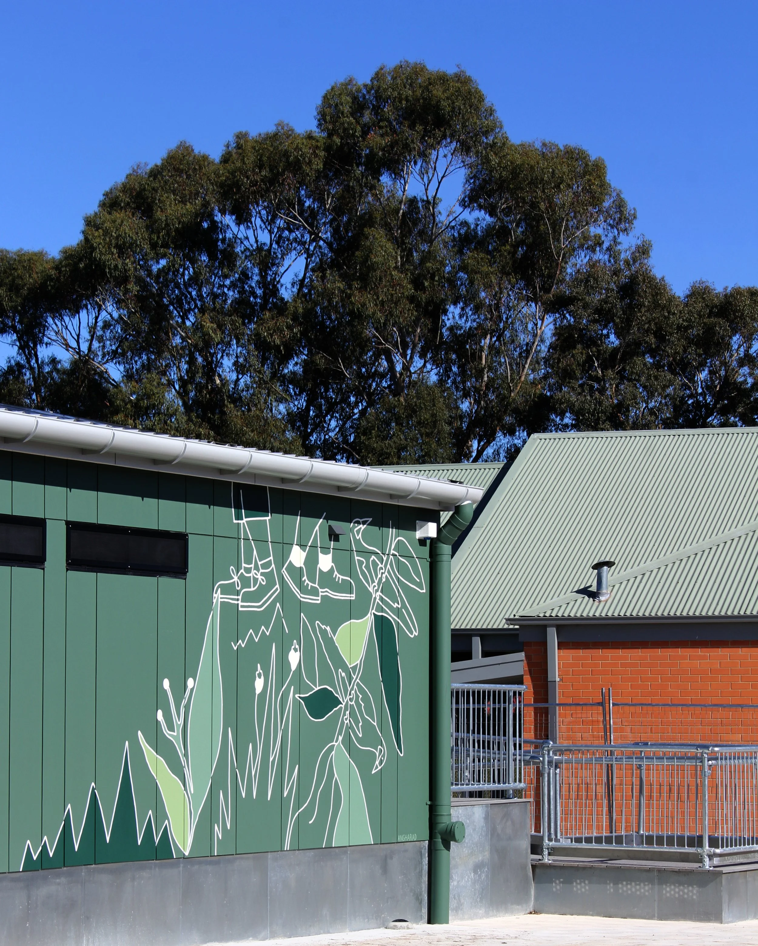 Nature inspired Mural, Rowville, Melbourne.