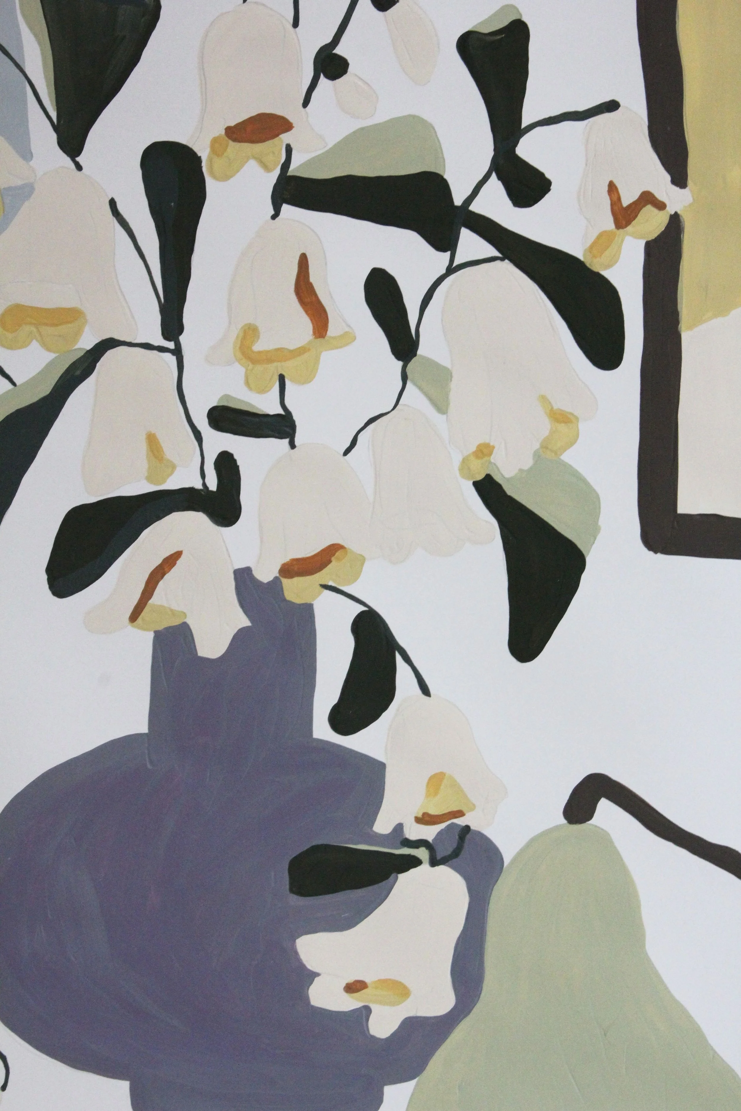 from inside, looking out. Acrylic Painting on Paper 