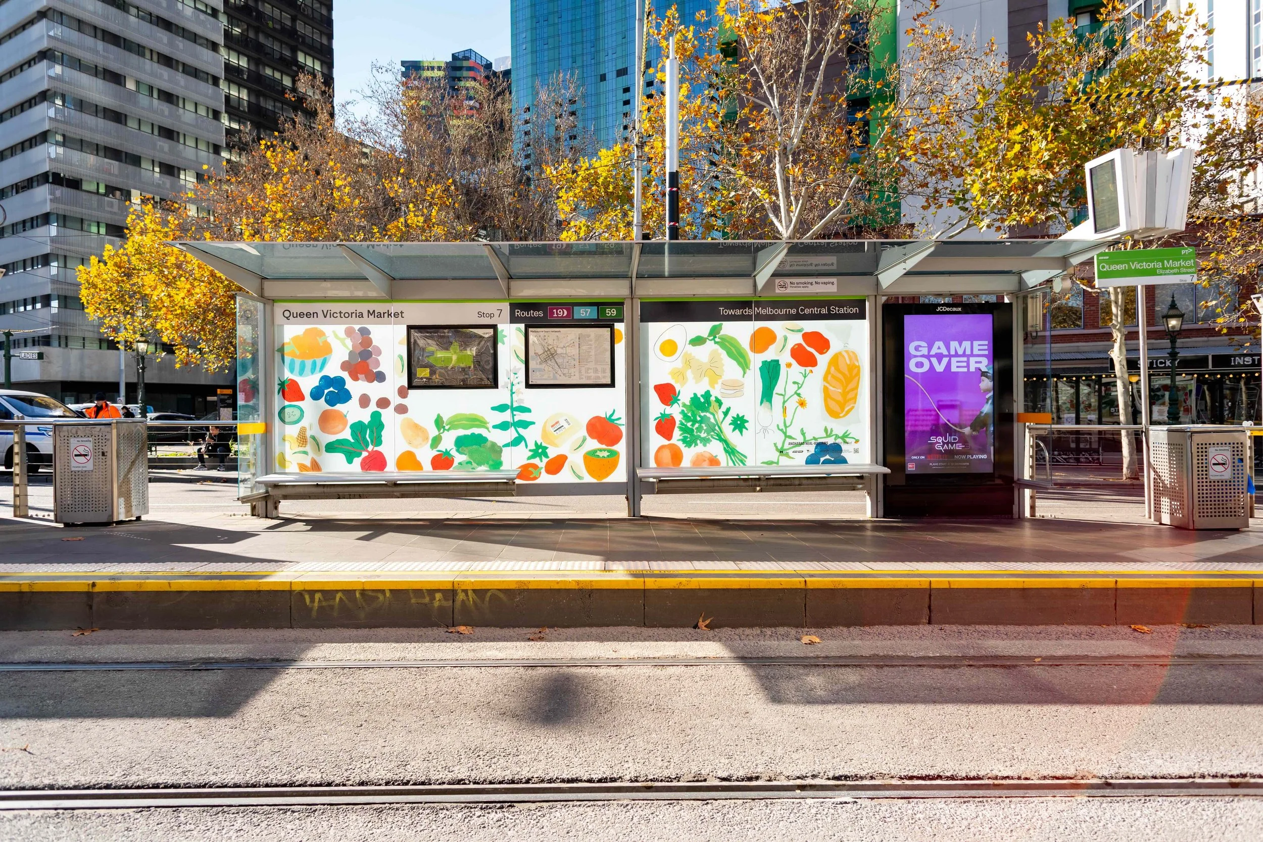 queen victoria market tram stop