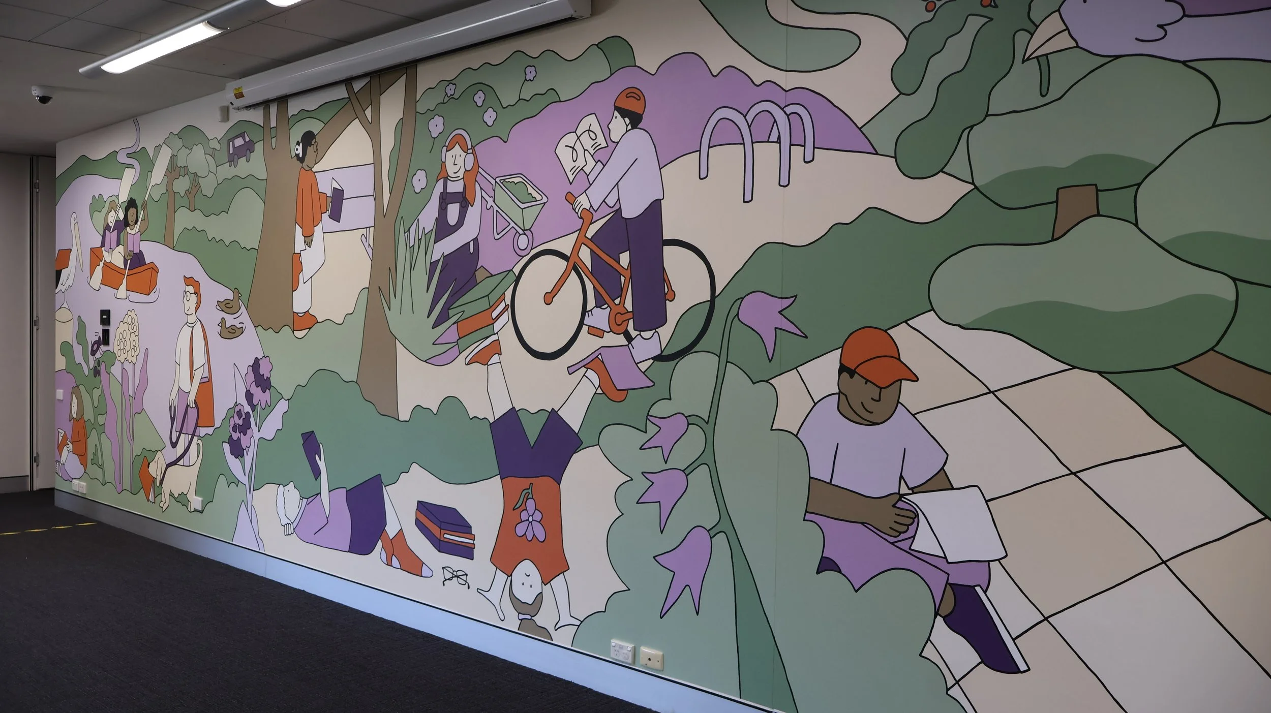 wagga wagga city library mural series