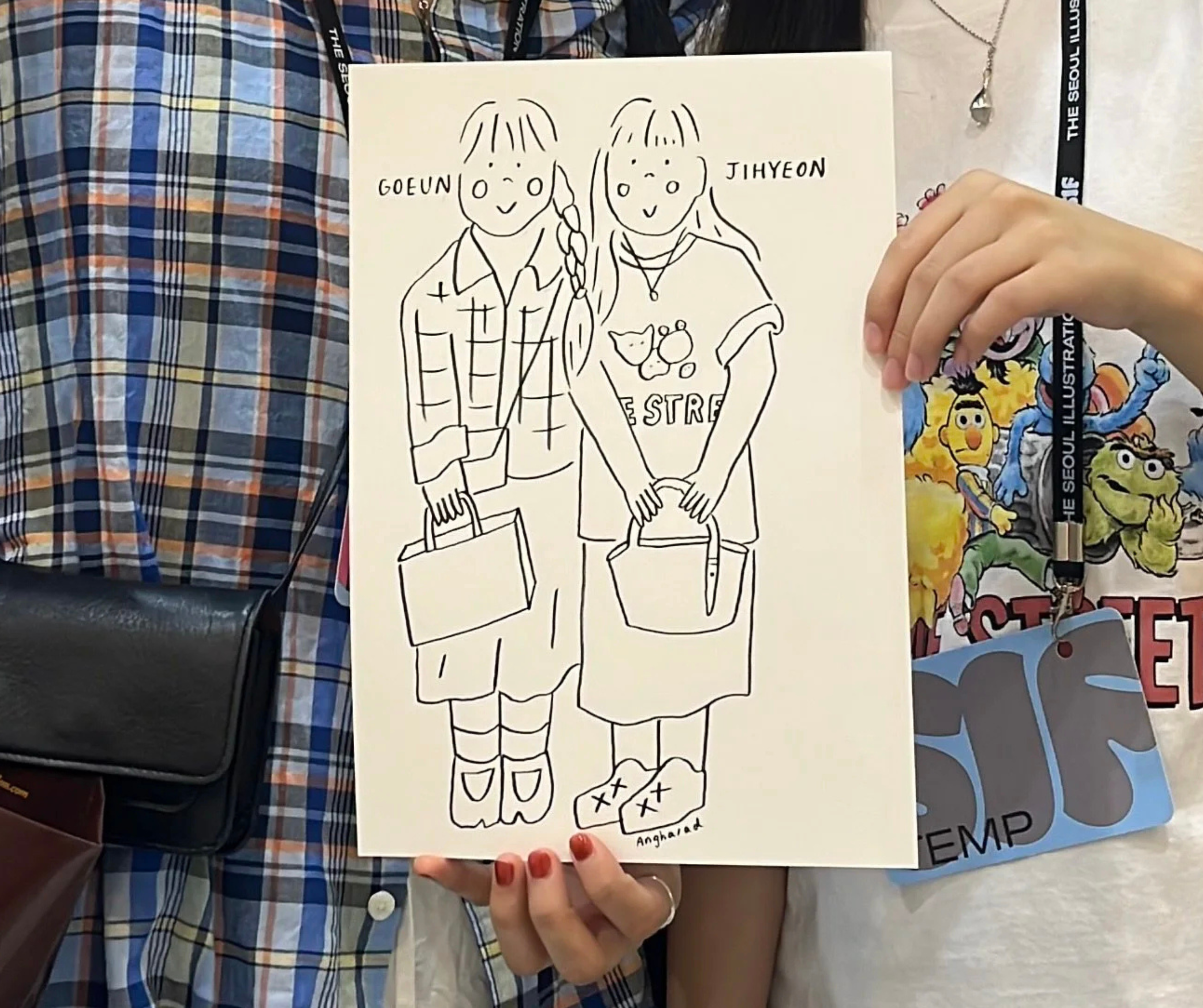 Angharad Neal-Williams Live portrait illustrations for events, weddings, activations, launches and celebrations 