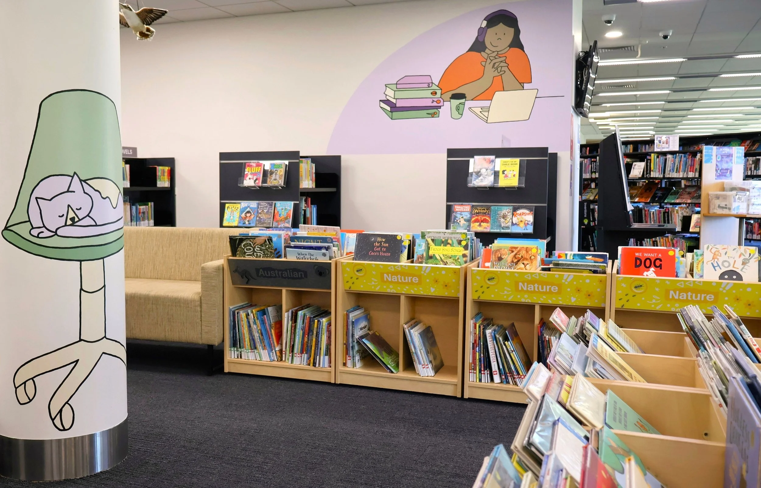 wagga wagga city library mural series