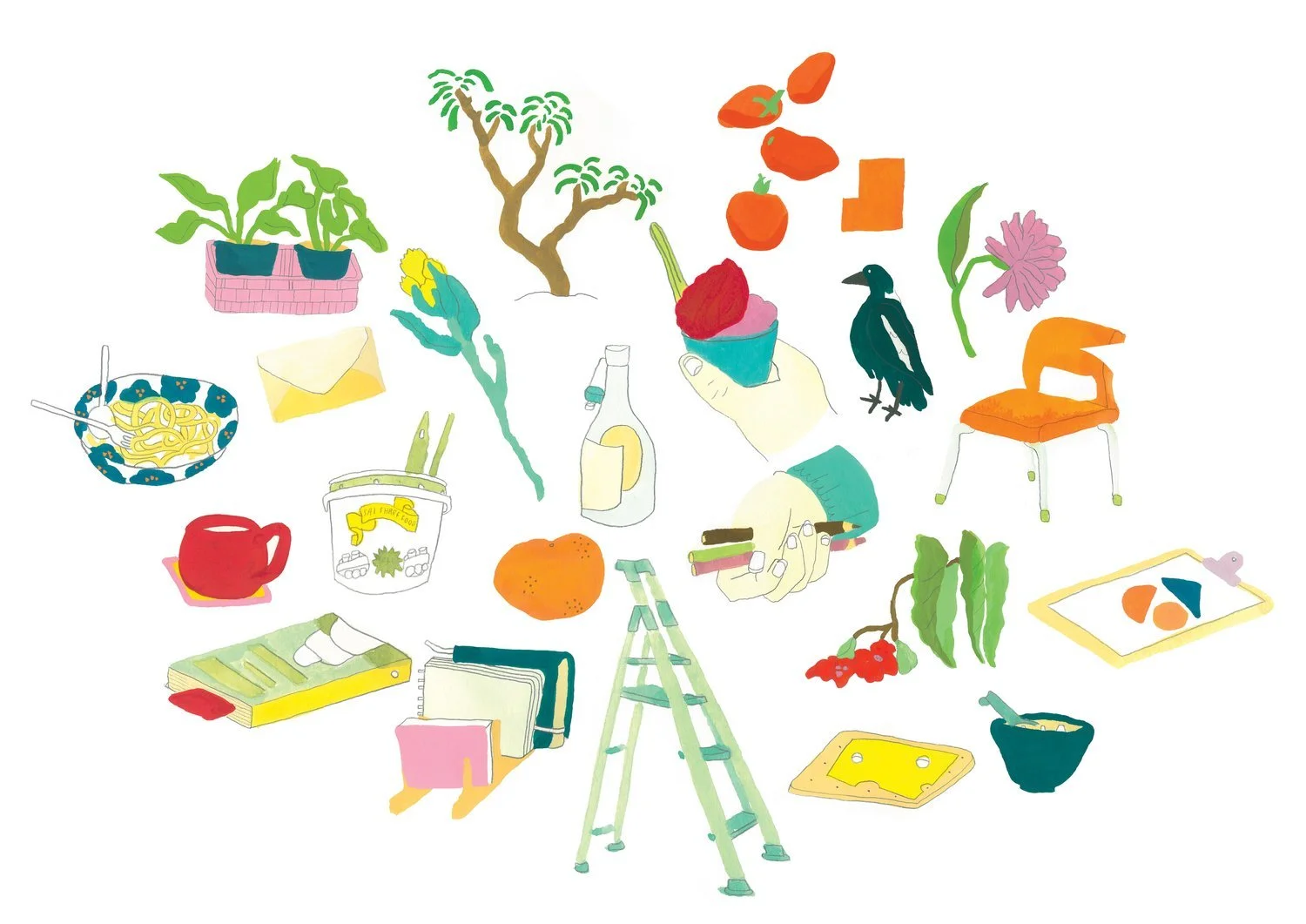 Everyday Play Paintings - Angharad Neal-Williams