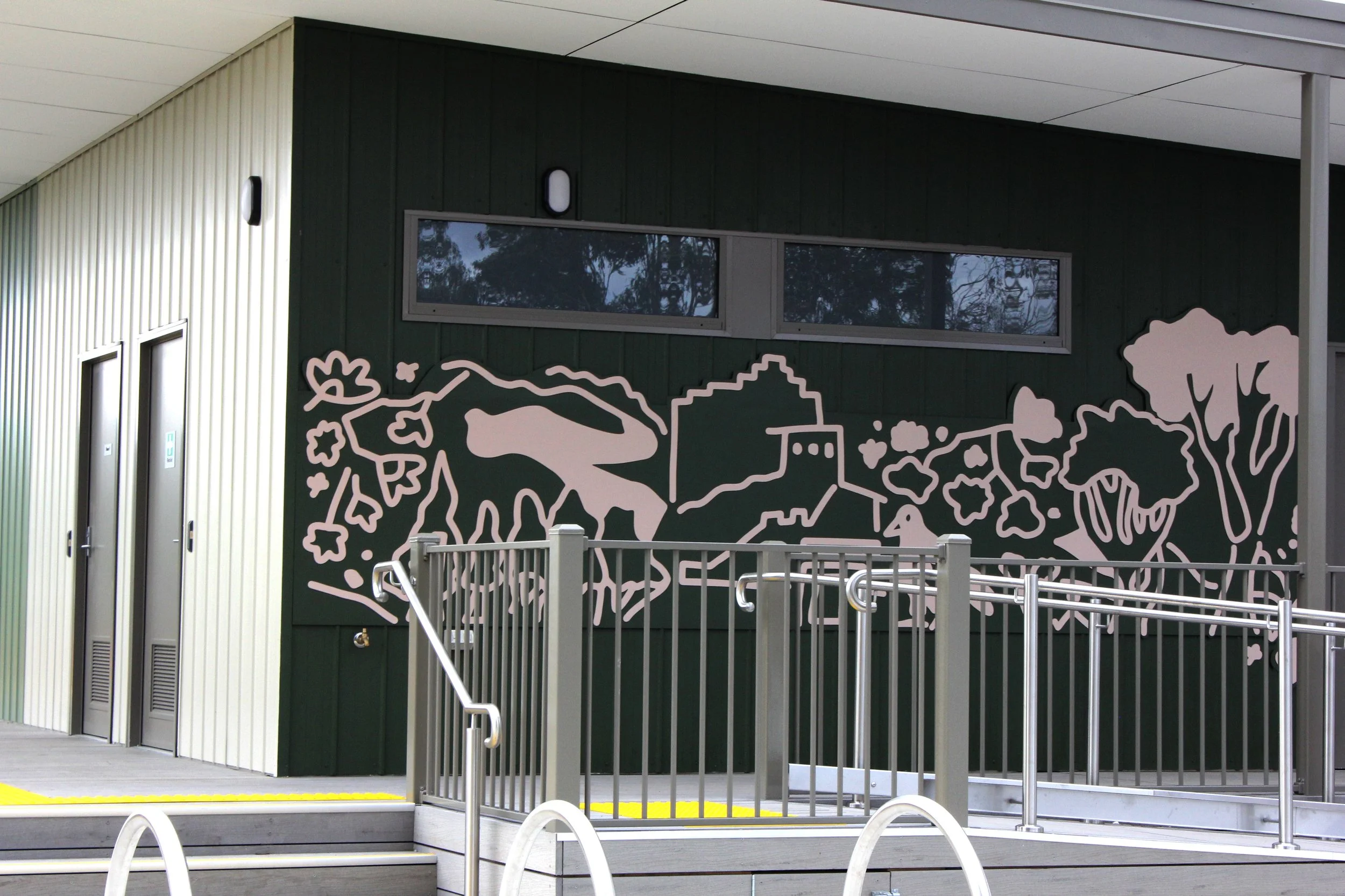 Yambla Pavilion Public Art Clifton Hill Melbourne