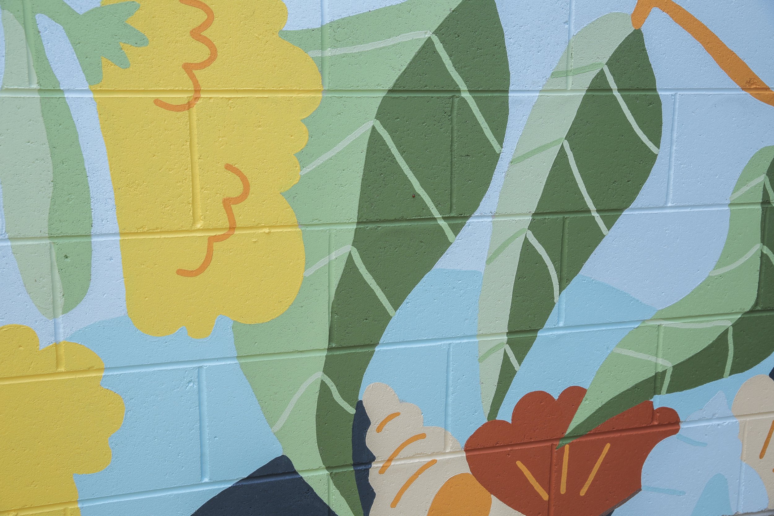Lady Forster Kindergarten Nature Mural Melbourne - Angharad Neal-Williams