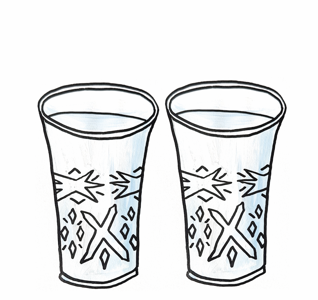 cup collection painted series