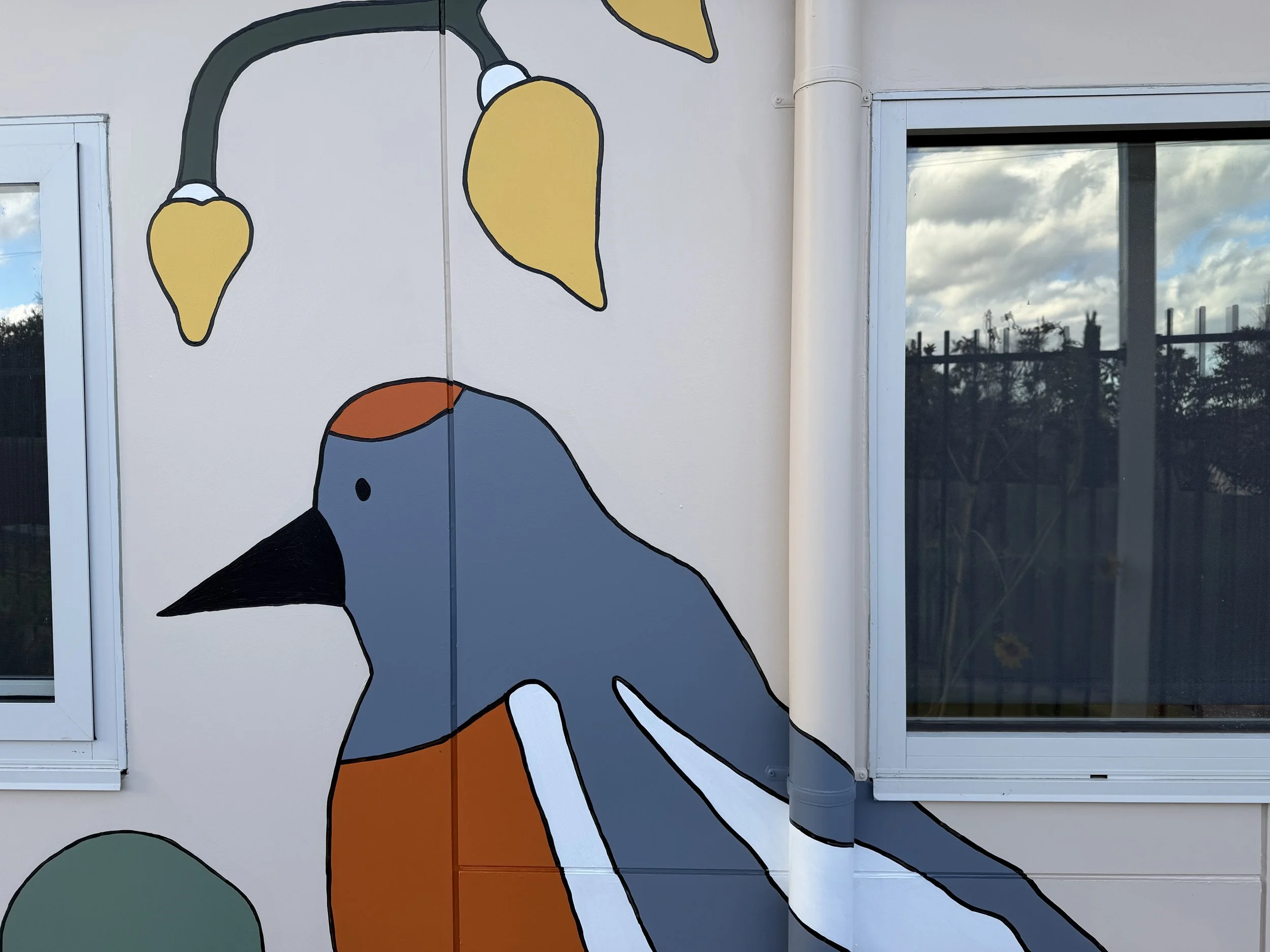 winston hills preschool mural