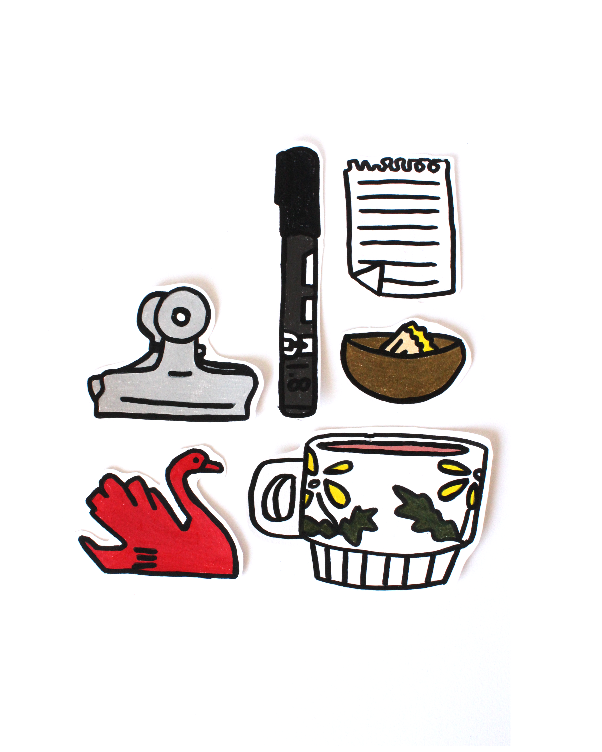 tactile tools cut paper illustrations