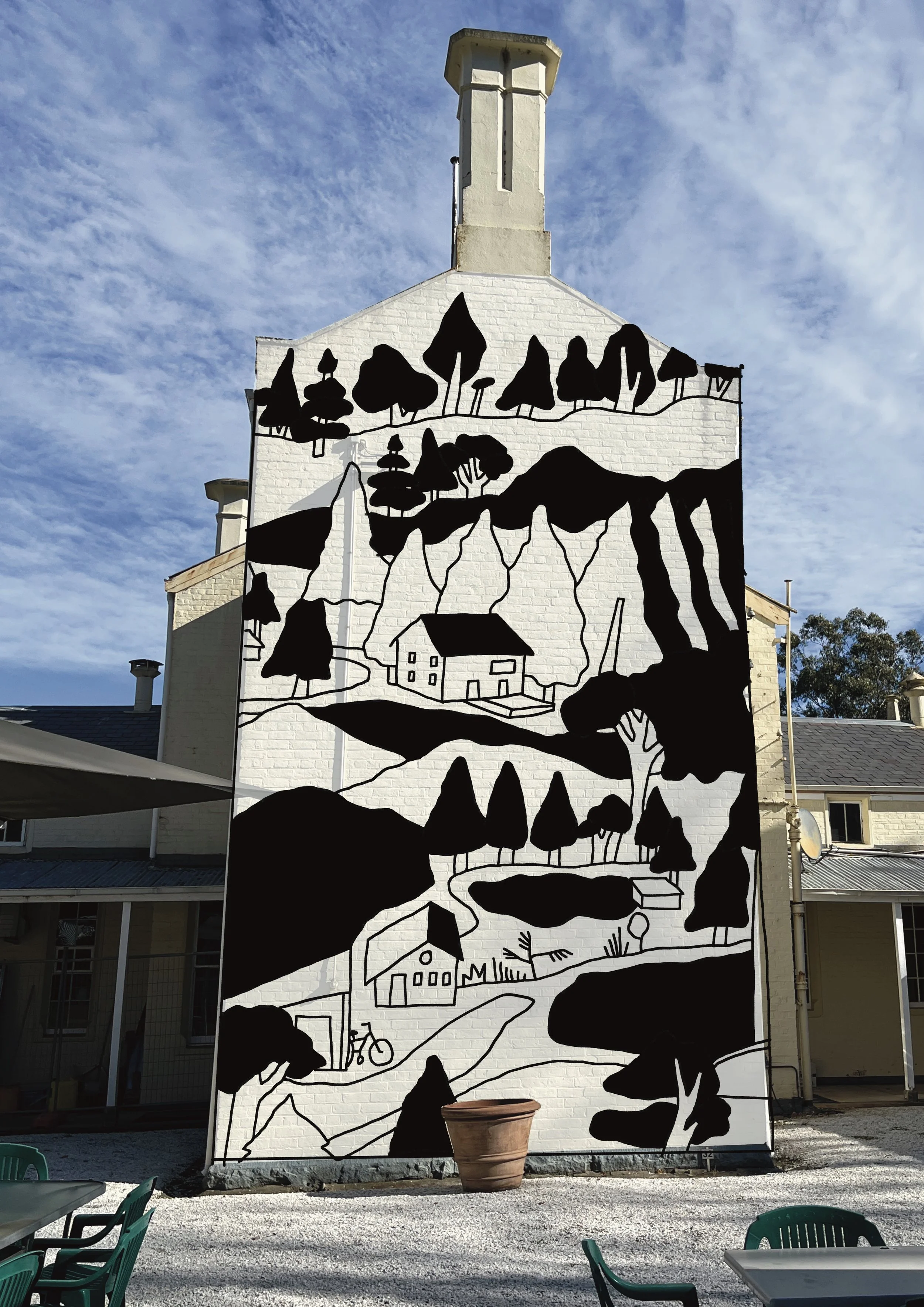 Murals design for interiors, homes, architecture, showrooms, gallery spaces and retail spaces. 