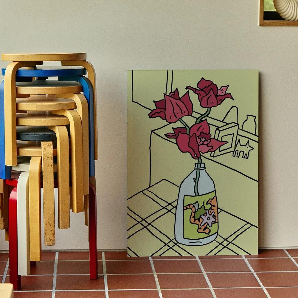 limited edition print series for pinzle, south korea