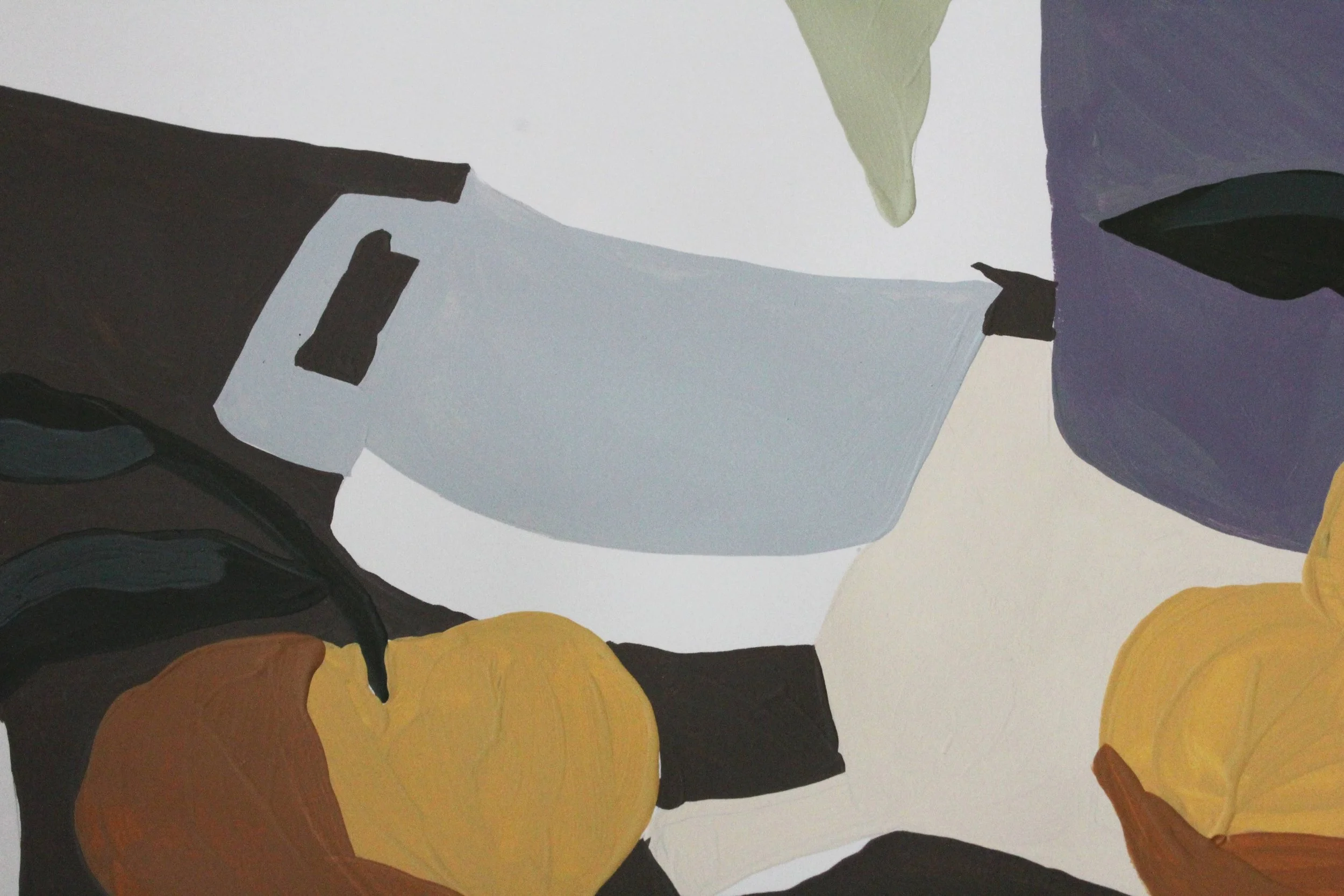 from inside, looking out. Acrylic Painting on Paper 