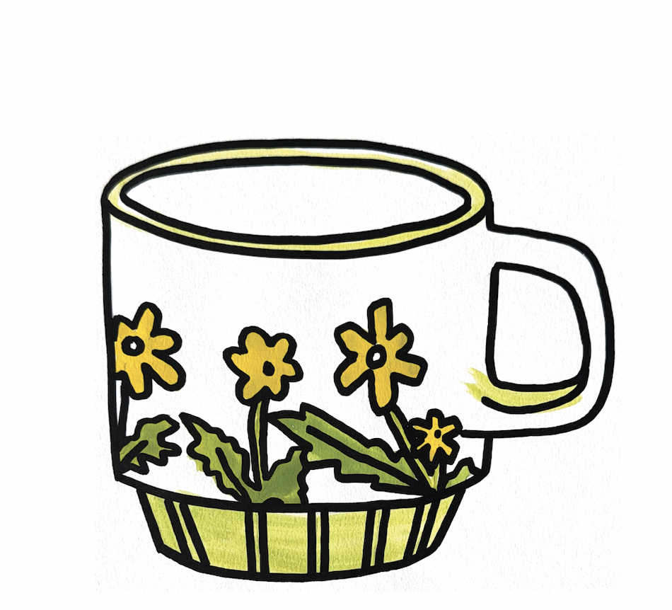 cup collection painted series