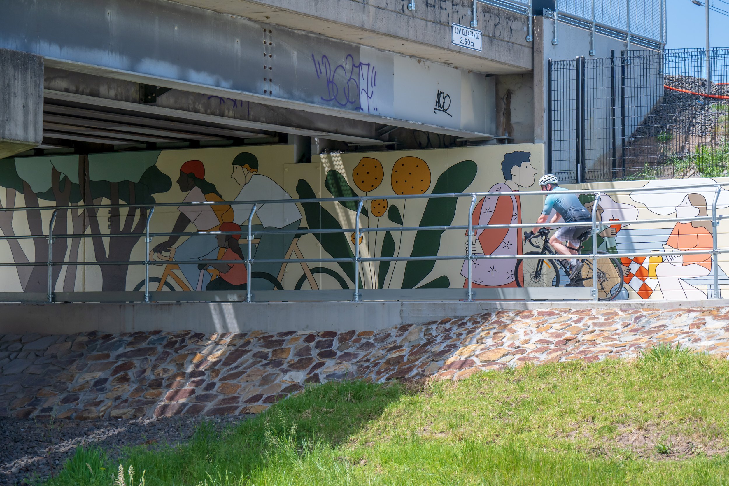 webster street dandenong level crossing removal community murals