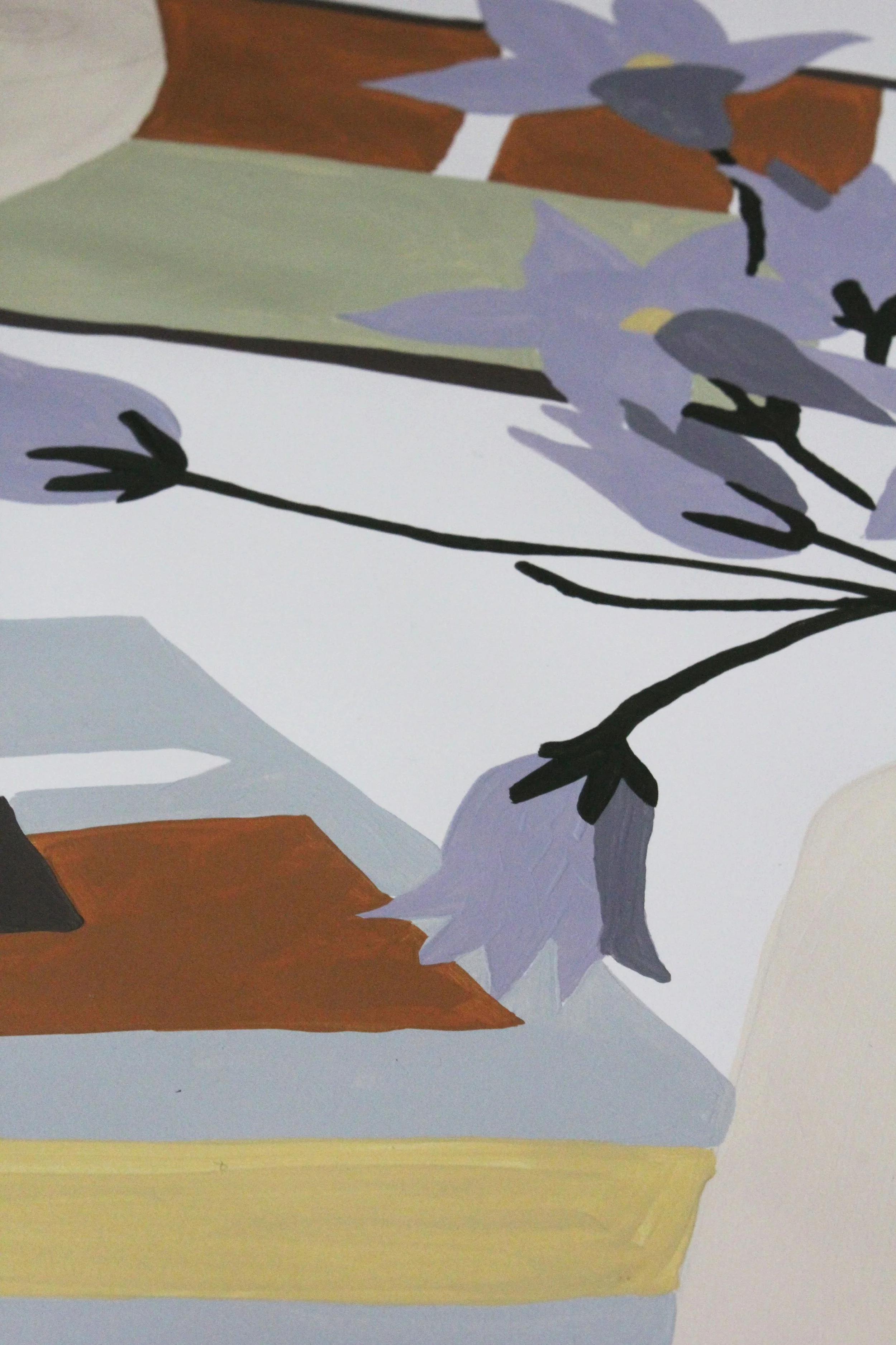 from inside, looking out. Acrylic Painting on Paper 