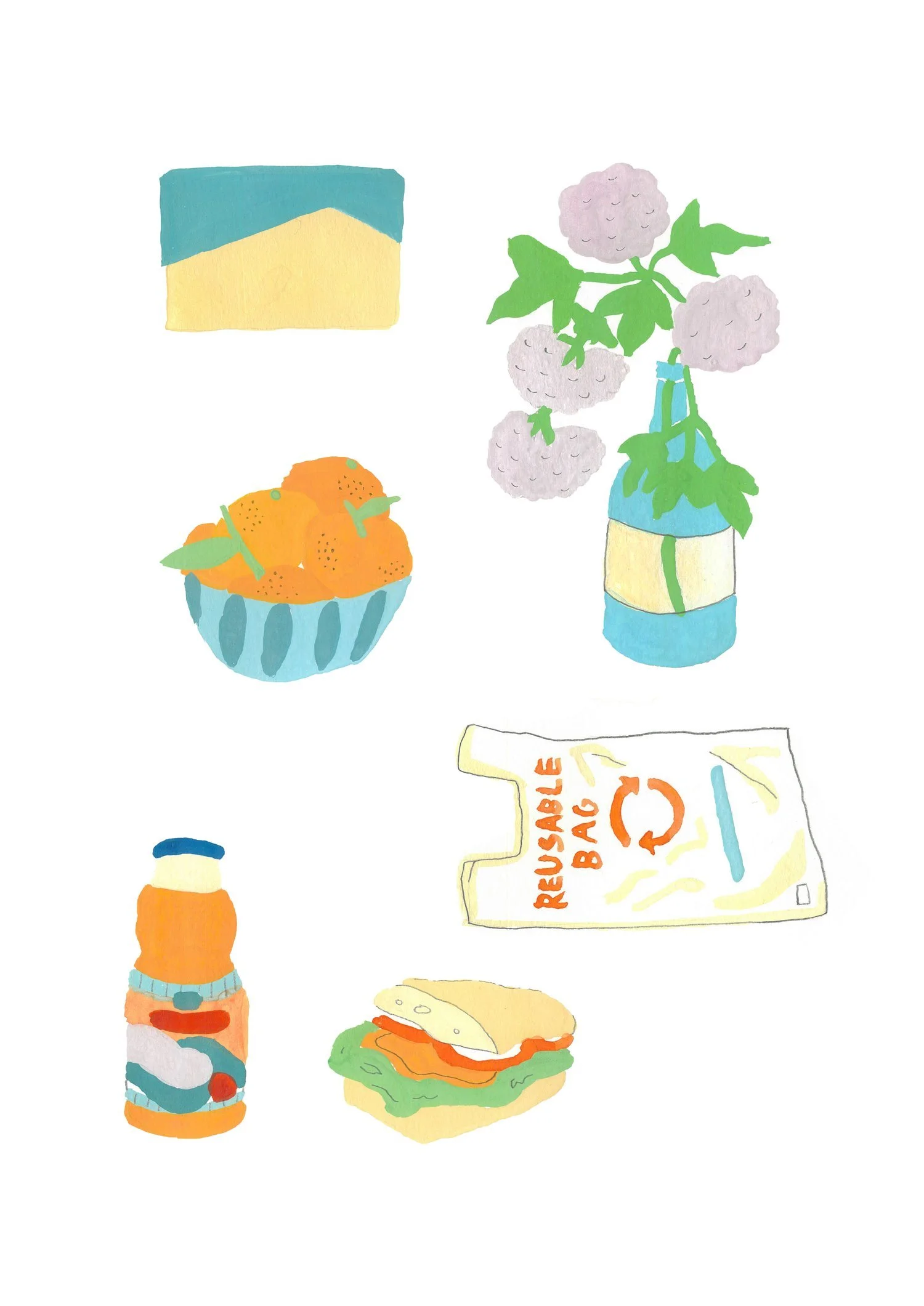 Everyday Play Paintings - Angharad Neal-Williams