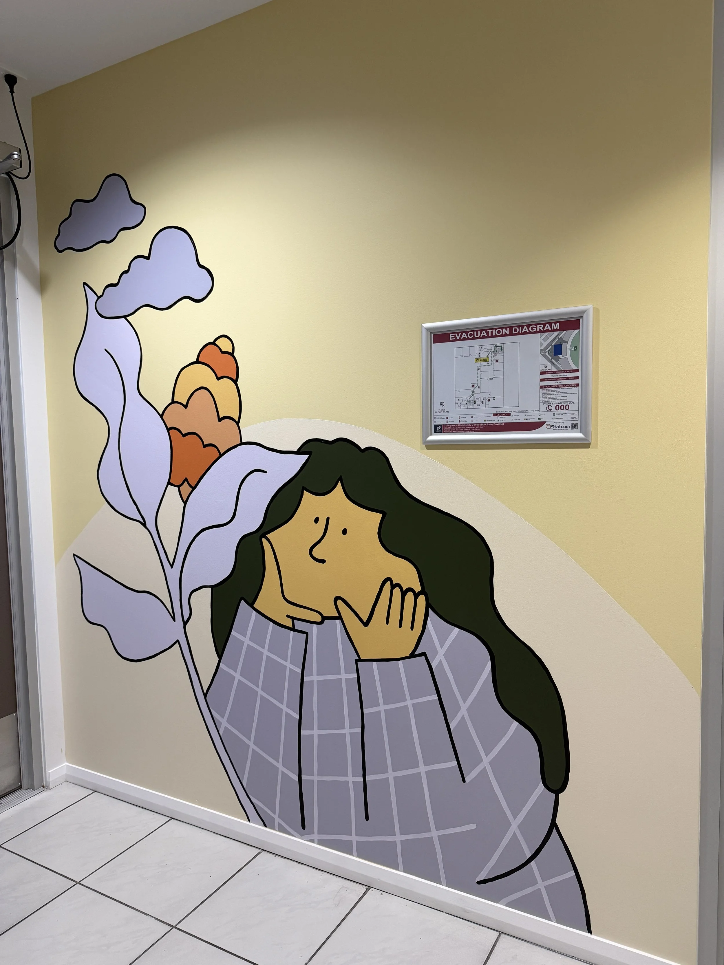 eating disorders victoria head office mural