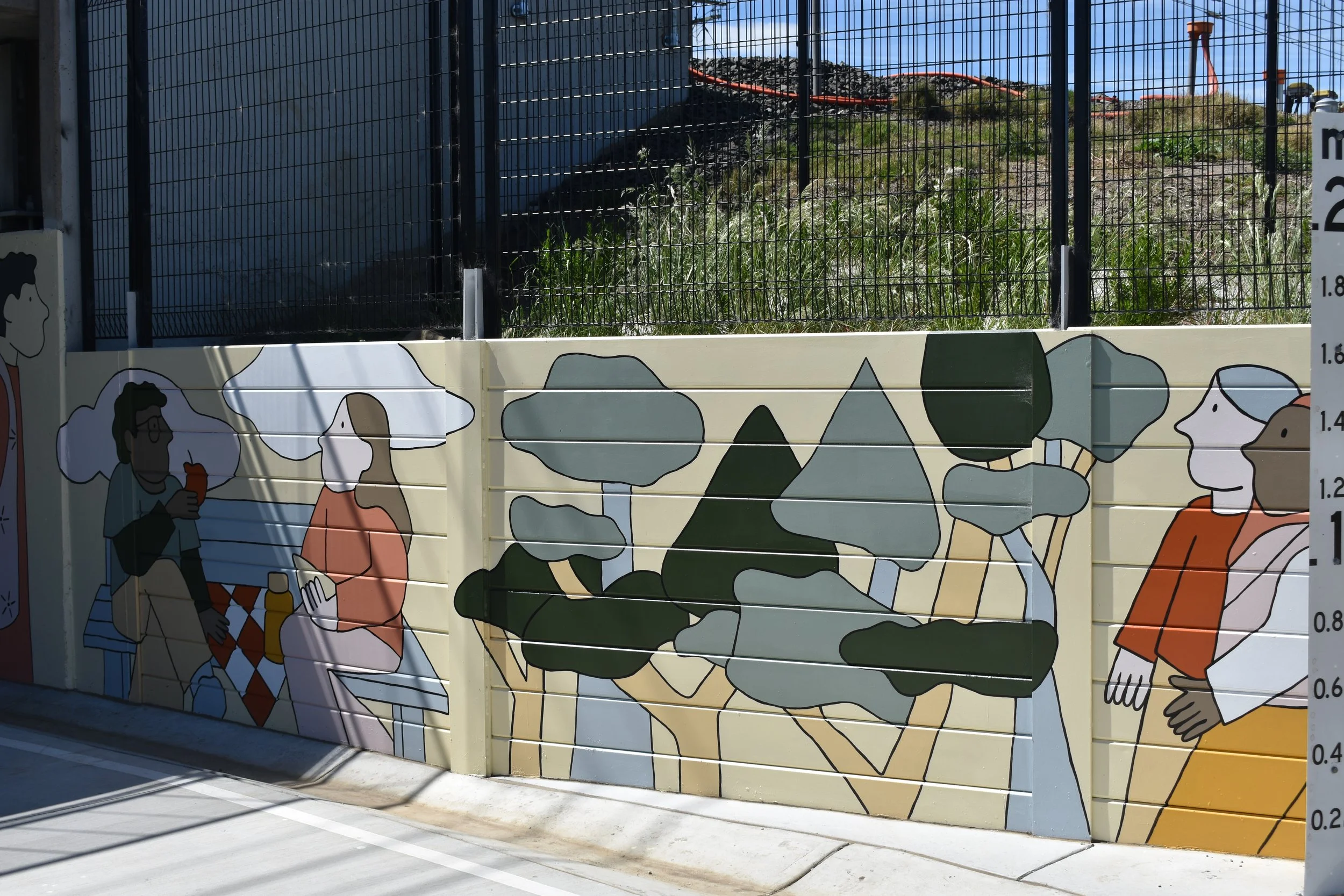 webster street dandenong level crossing removal community murals