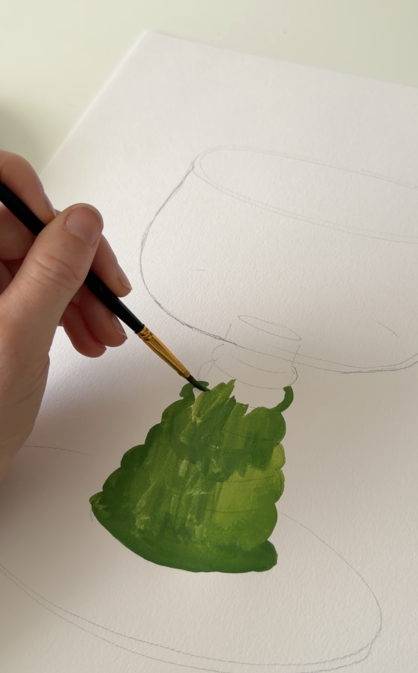 cup collection painted series