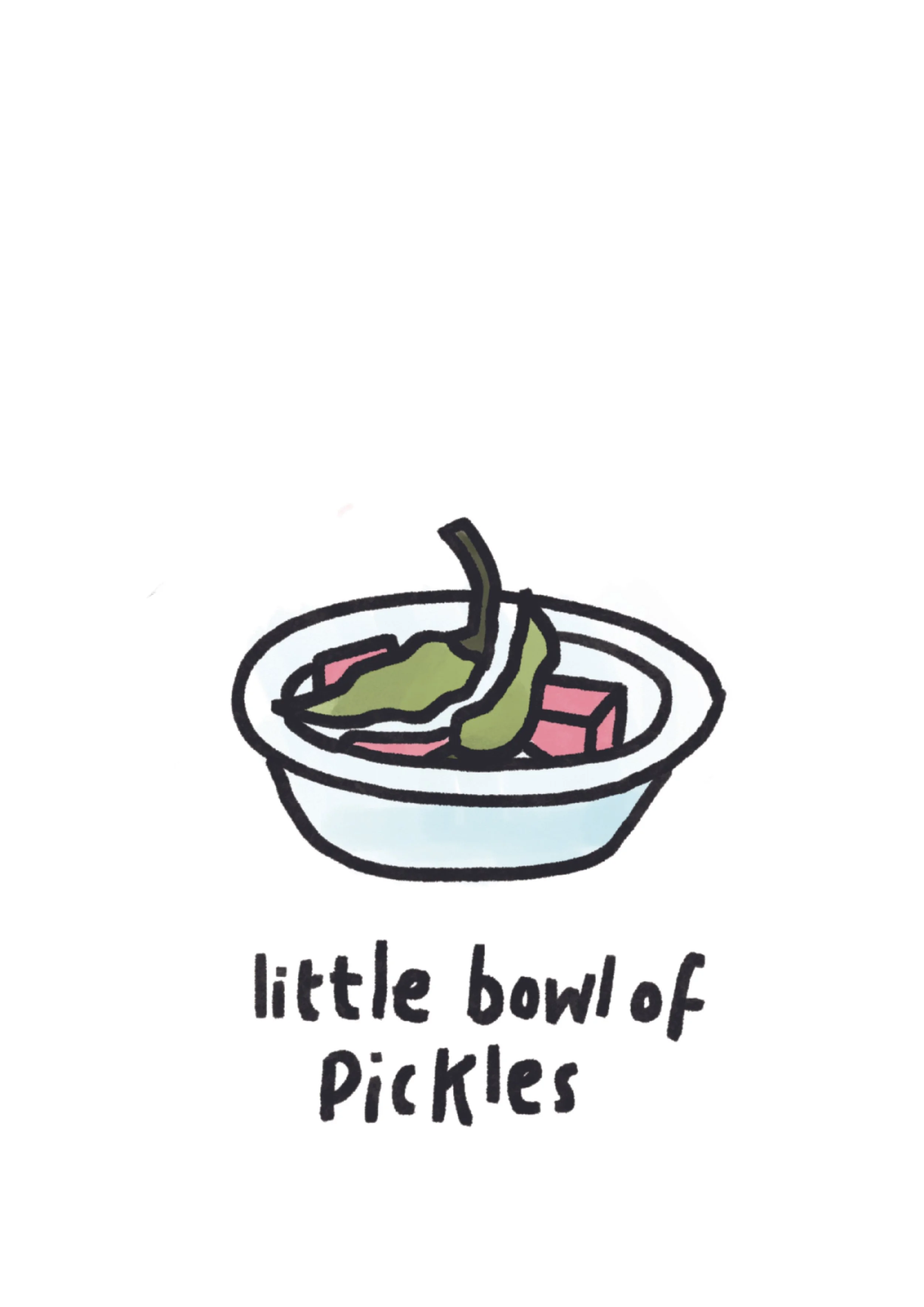 Series of food poster illustrations inspired by foods that hold memories, from fresh lychees and cinnamon scrolls to to black coffee and green olives. 