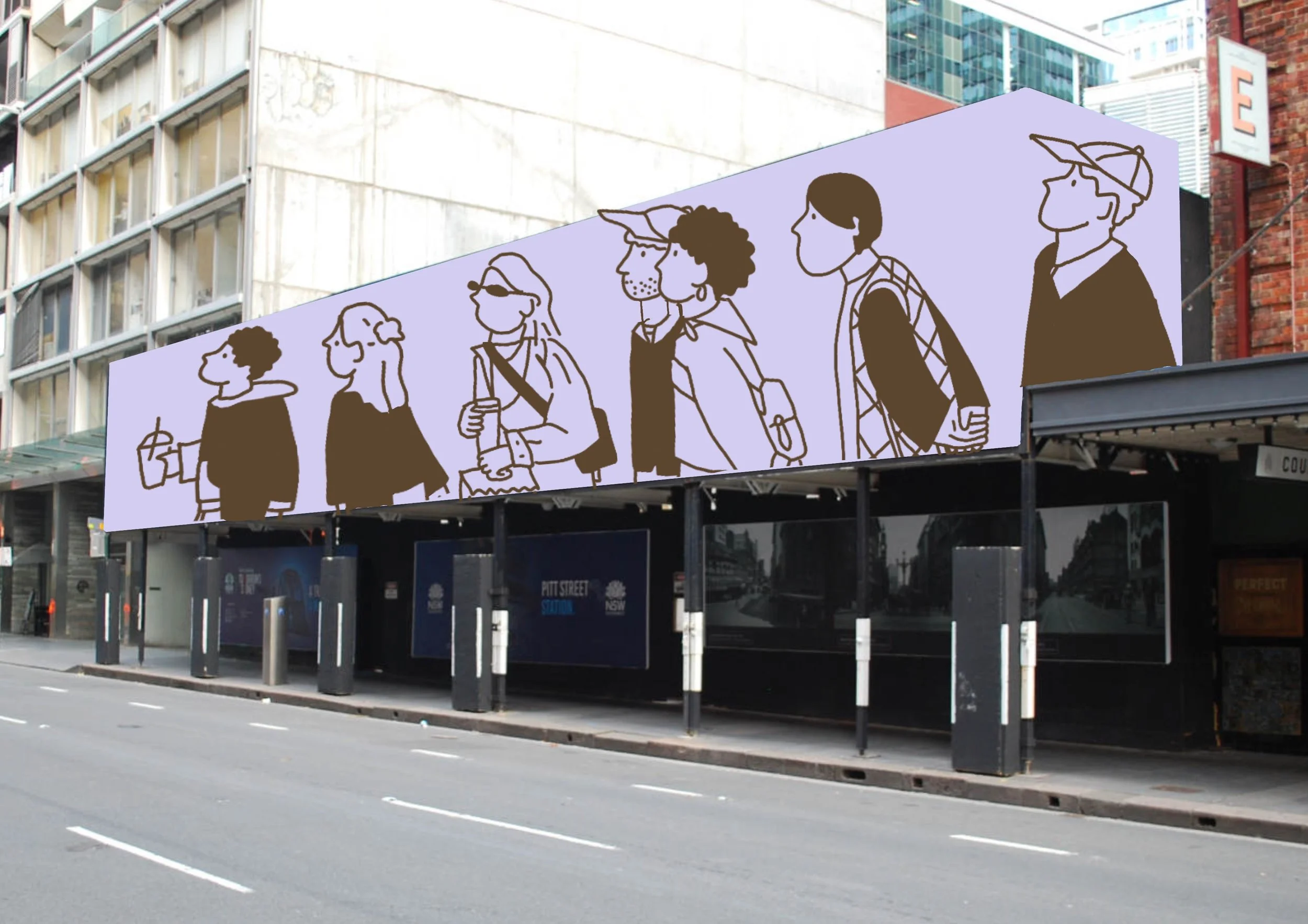 Murals design for interiors, homes, hoardings, architecture, showrooms, gallery spaces and retail spaces. 