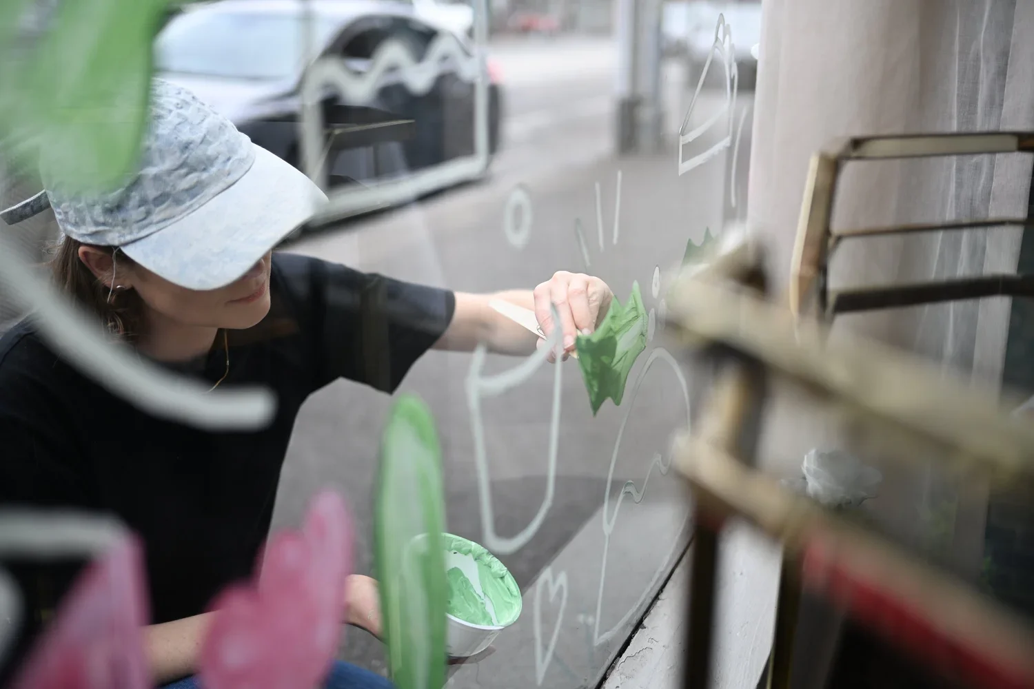 Festive Window Painting