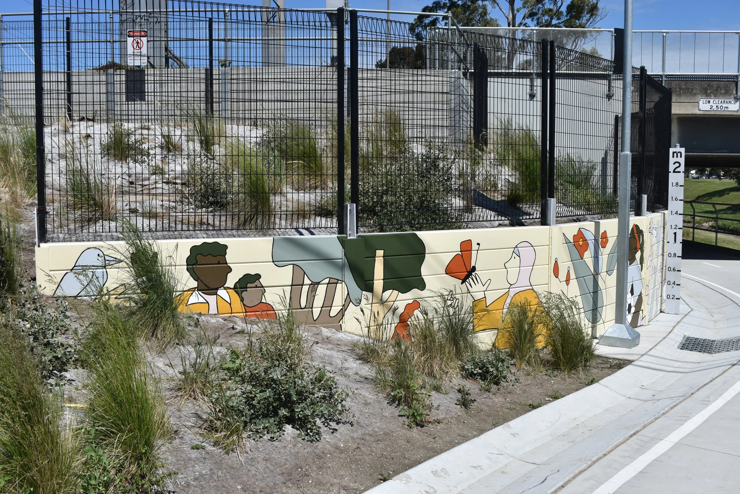 webster street dandenong level crossing removal community murals