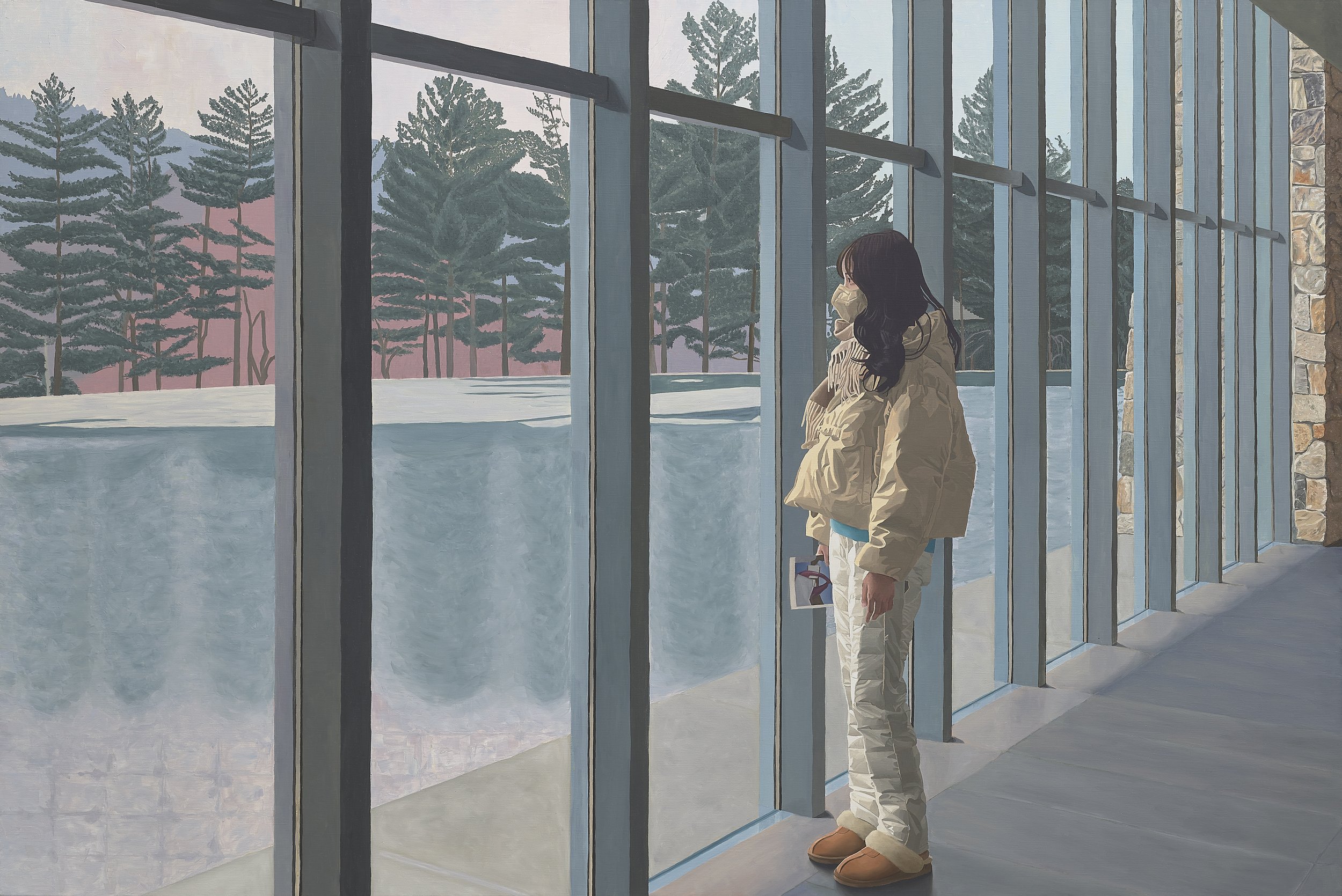 Kwan Oh Jun_ Winter Mountain, Solitude_1105cmx165cm_Oil on canvas_2022.jpg