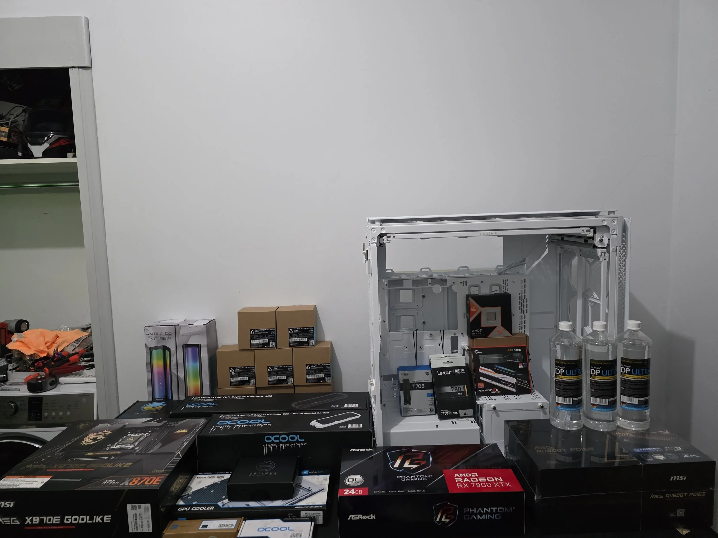 Parts arrive