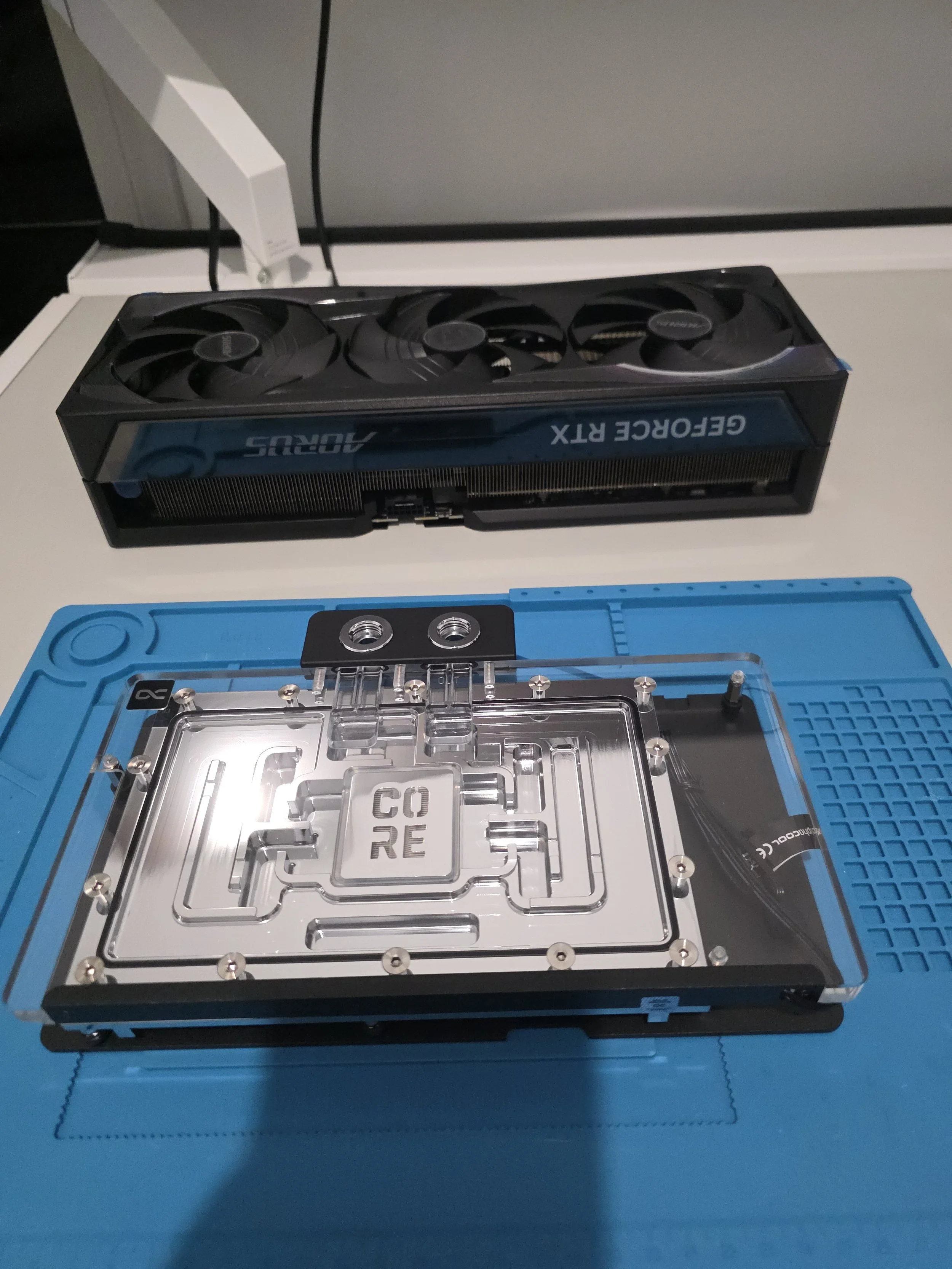 GPU ready to be watercooled