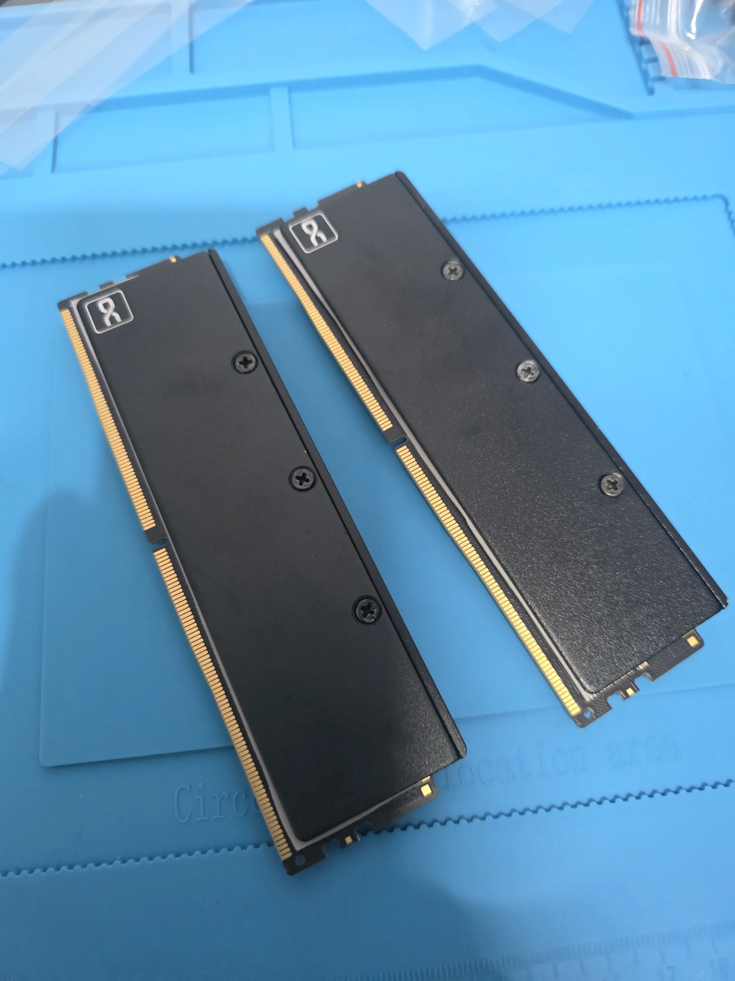 Ram waterblocks installed