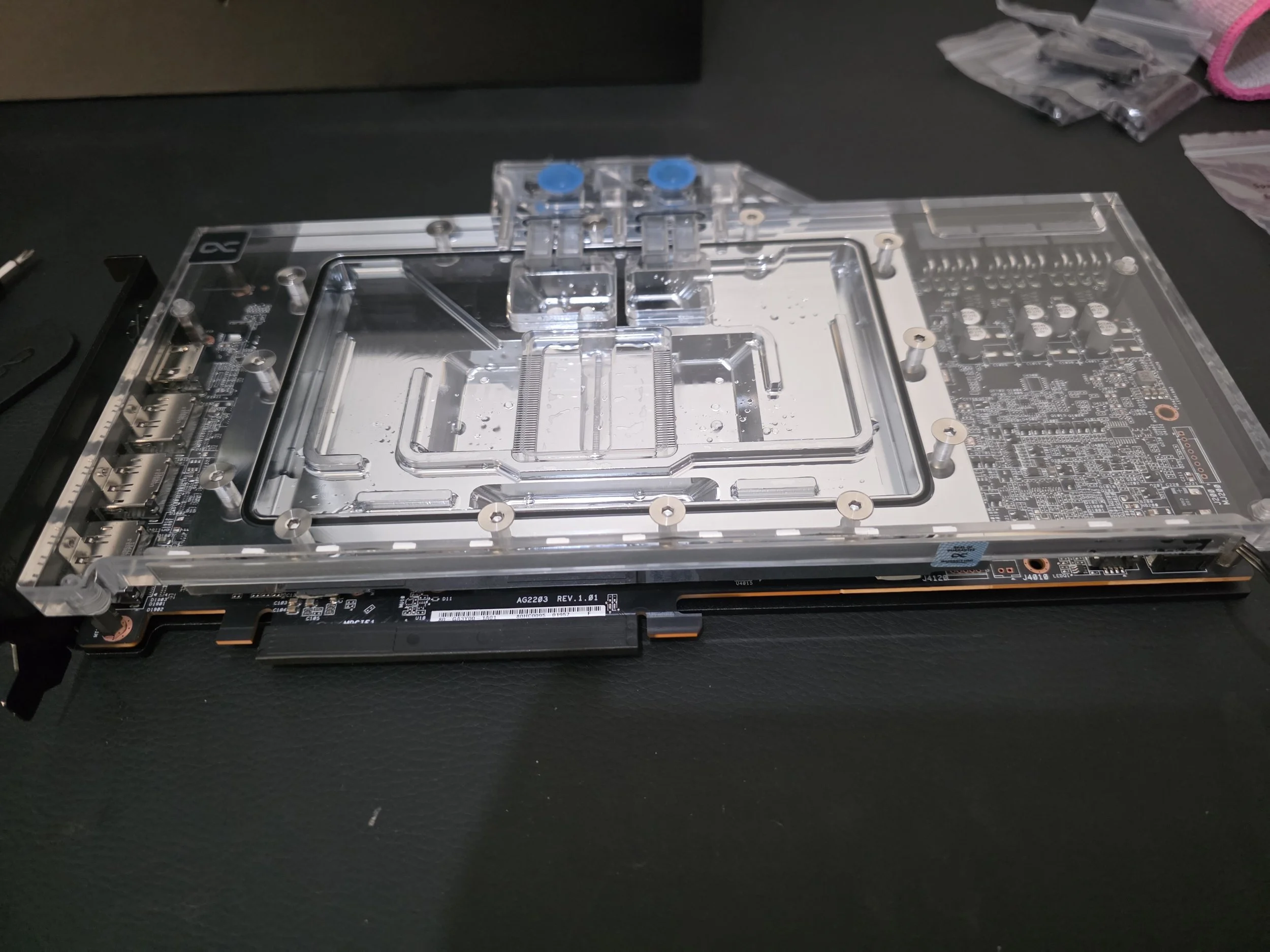 Waterblock installed