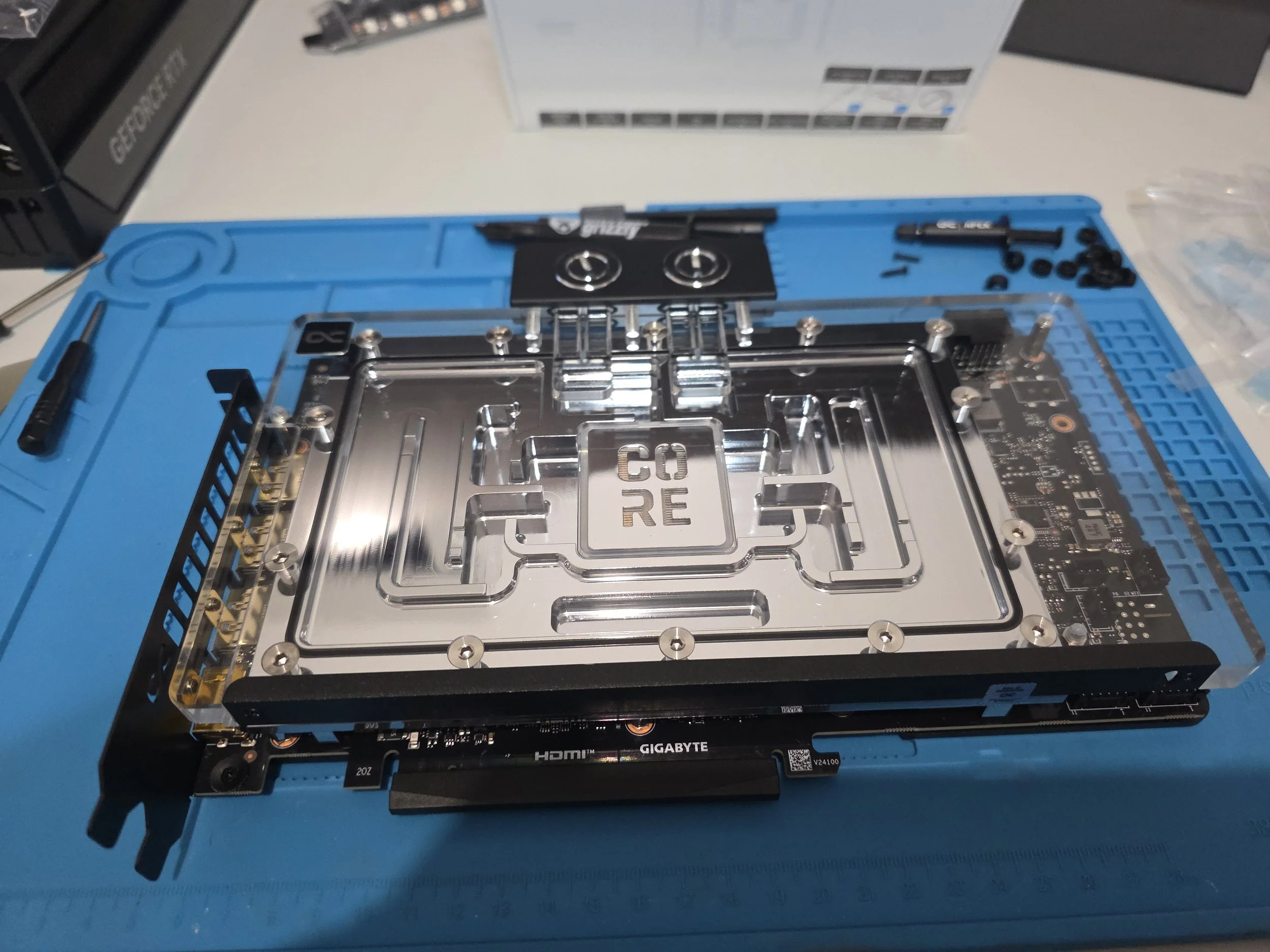 GPU waterblock on