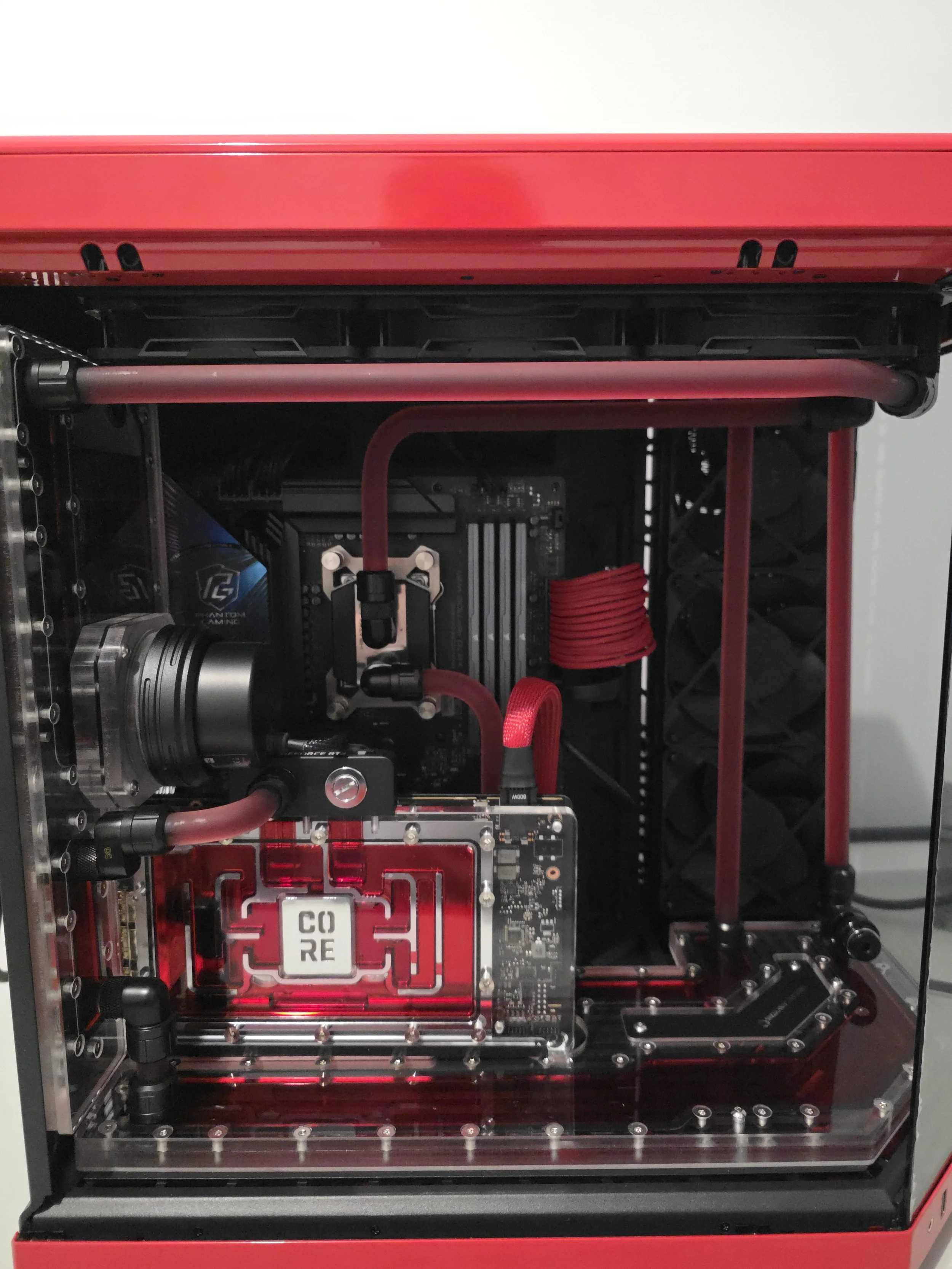 Sleeving done, and coolant in